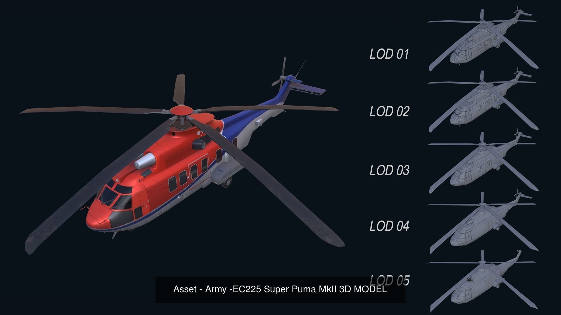 Asset - Army - Military Aircraft 3D Model Collection_54