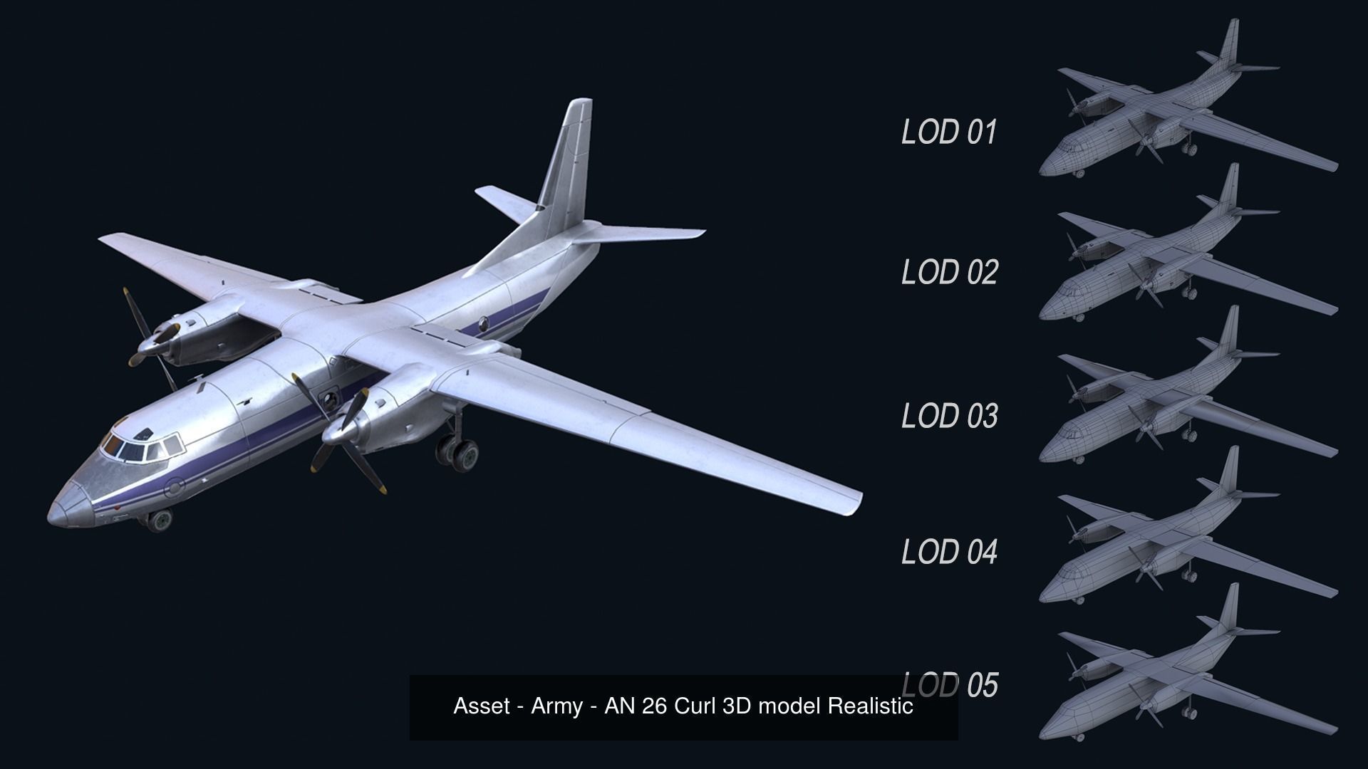 Asset - Army - Military Aircraft 3D Model Collection_47