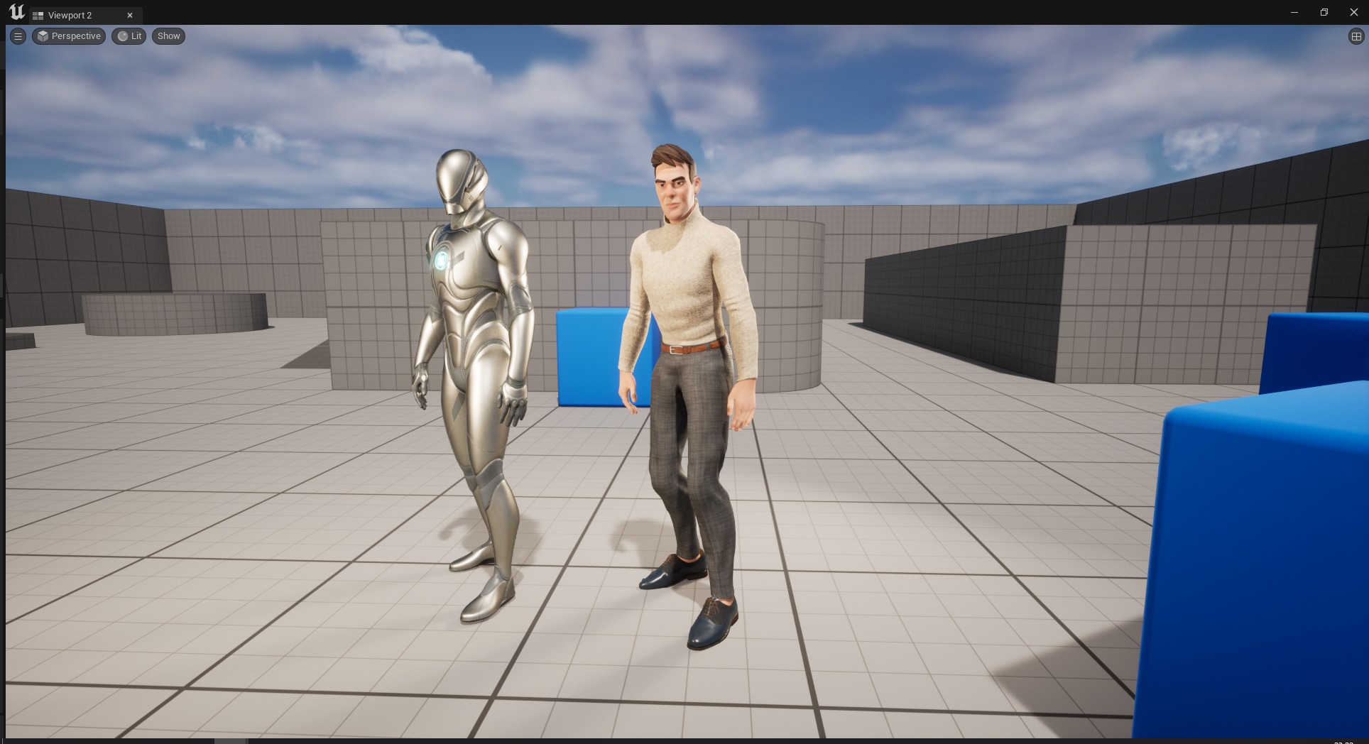 Stylized Confident Male in Sweater stylized anatomy  Low-poly 3D model_27