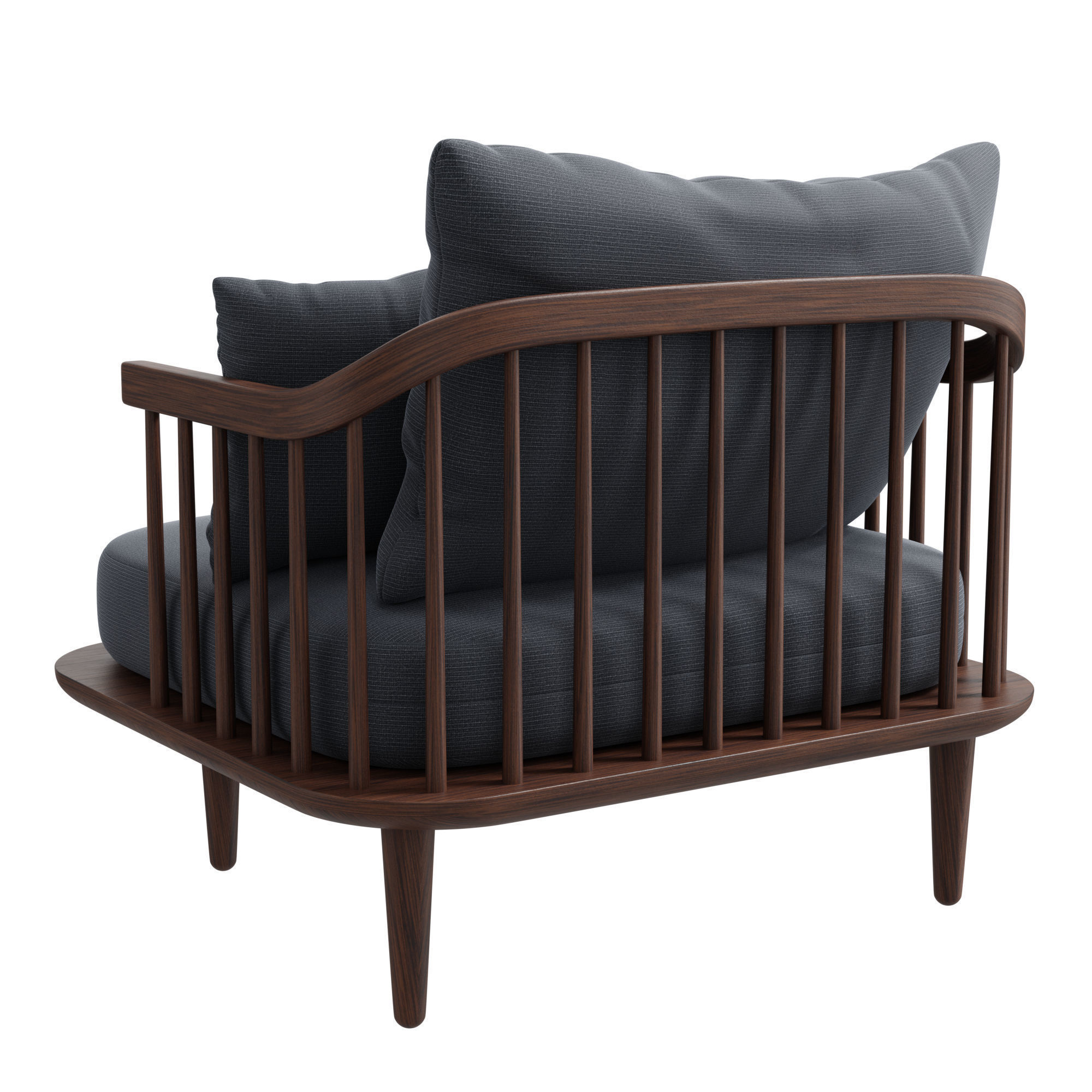 Fly armchair 3D model_1