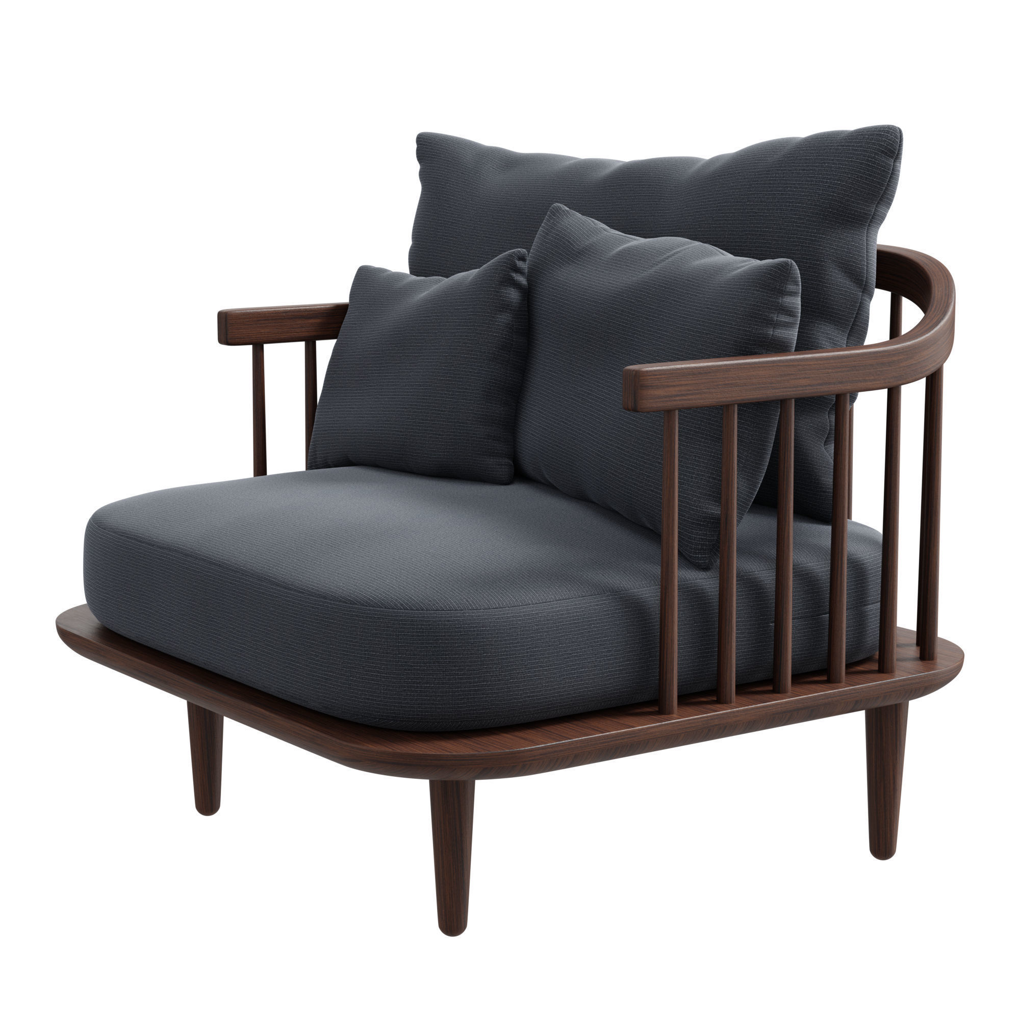 Fly armchair 3D model_2