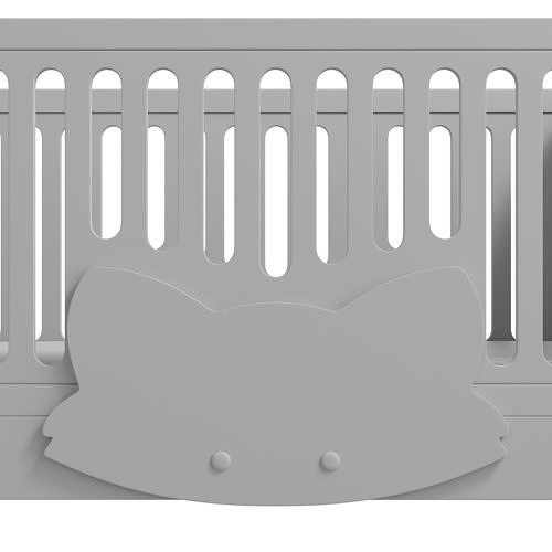 Fox crib 3D model 7