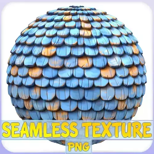 Stylized Roof Seamless Texture