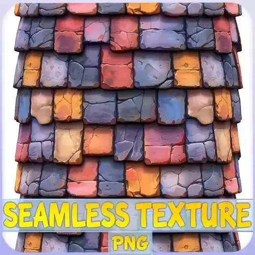 Stylized Roof Seamless Texture
