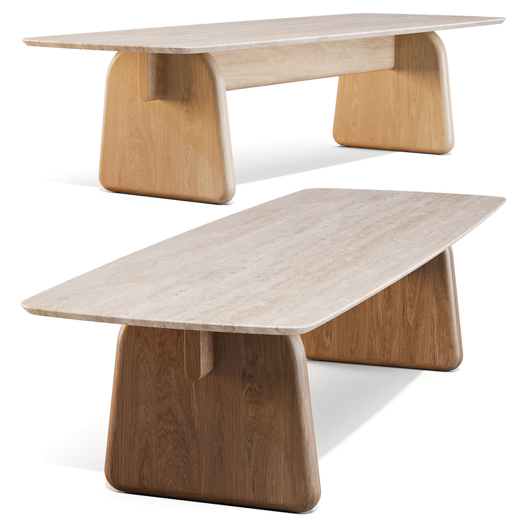 Sutherland Furniture Arlette - Dining Table 3D model_3