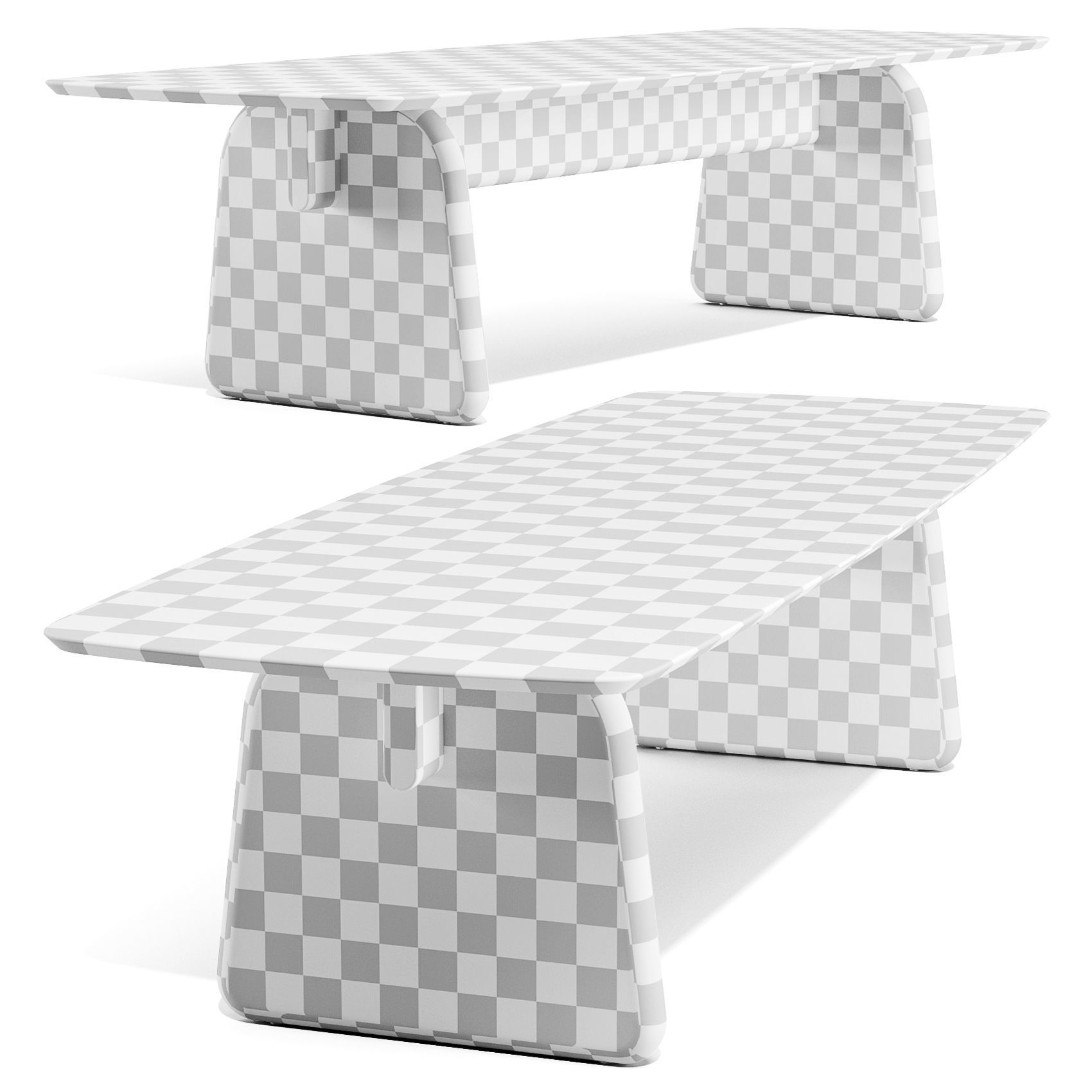 Sutherland Furniture Arlette - Dining Table 3D model_4