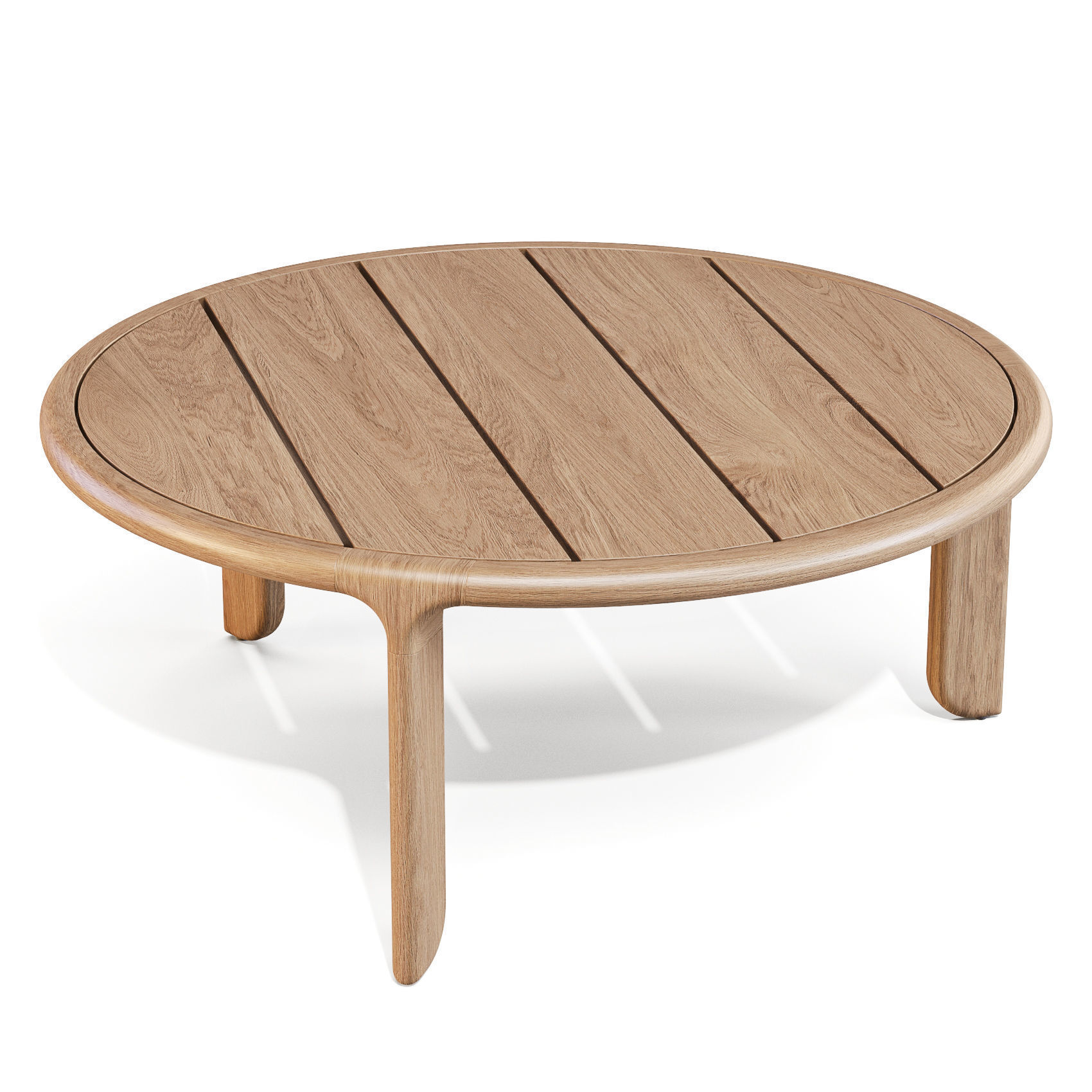 Sutherland Furniture Radia Wood - Coffee and Side Tables 3D model_1