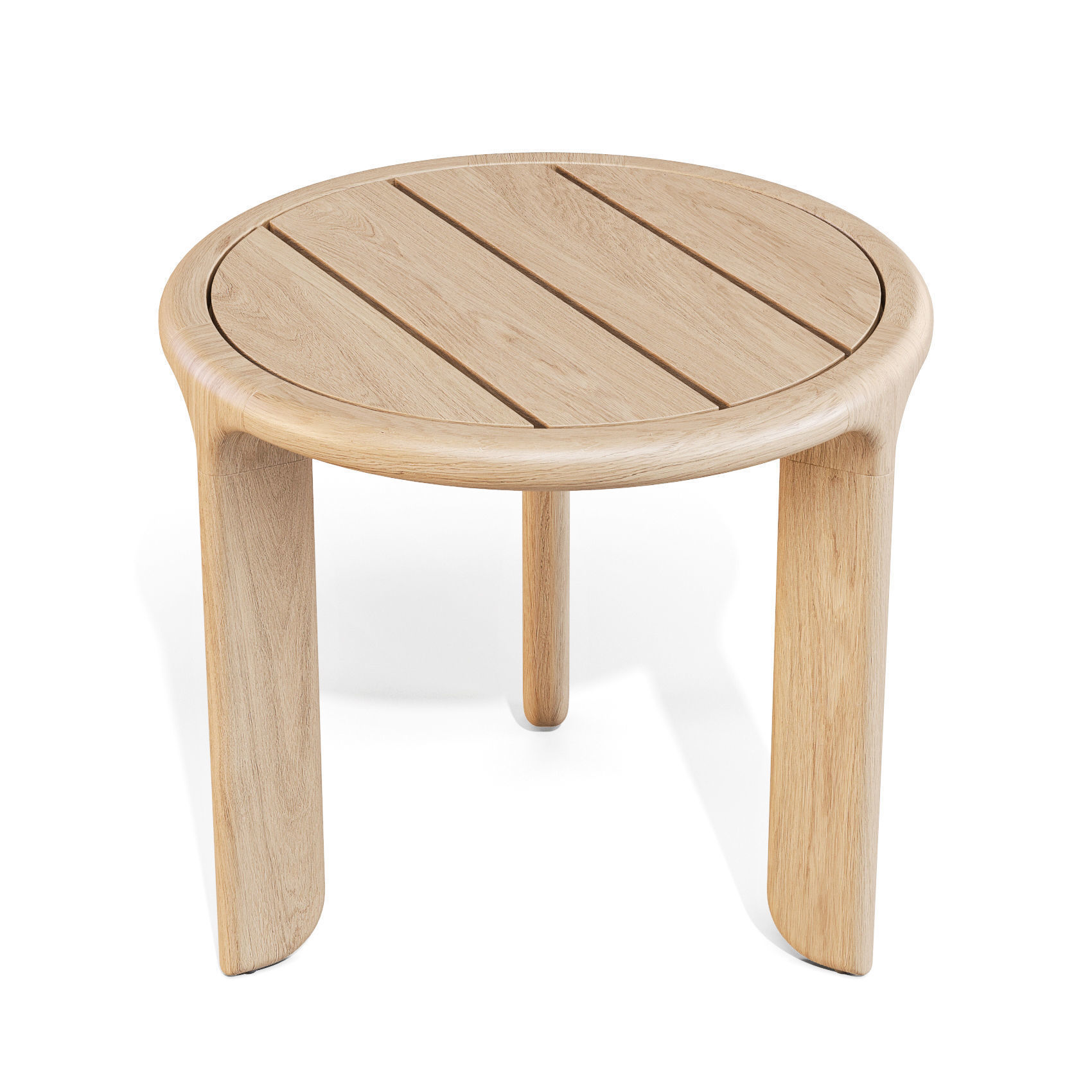 Sutherland Furniture Radia Wood - Coffee and Side Tables 3D model_2