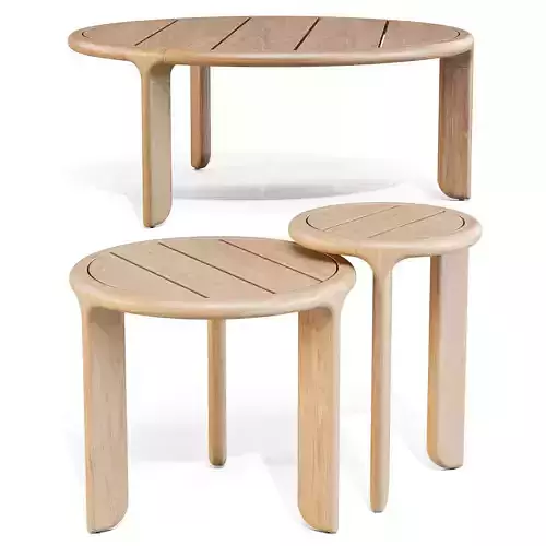 Sutherland Furniture Radia Wood - Coffee and Side Tables