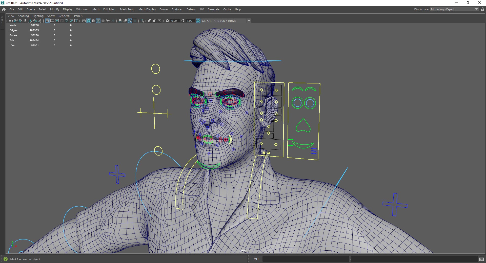 Stylized realism male celebration in Hawaiian shirt with energy  Low-poly 3D model_26