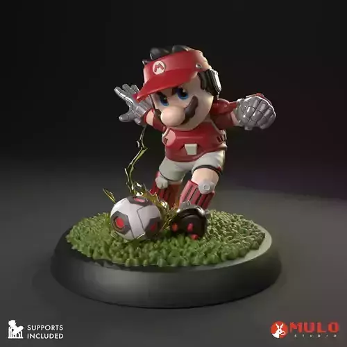 Striker Mario 3D print model
