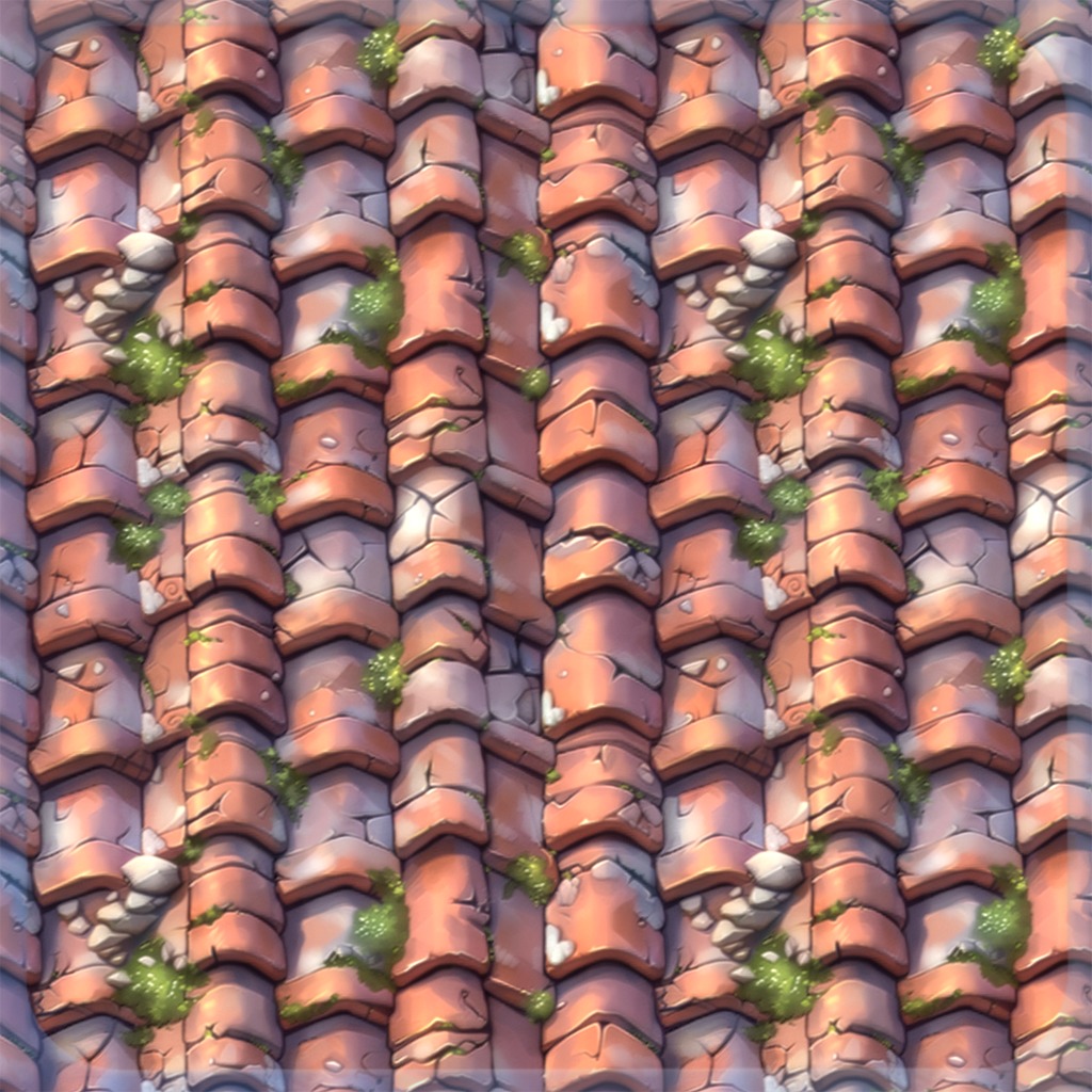  Stylized Roof Seamless Texture Texture_5