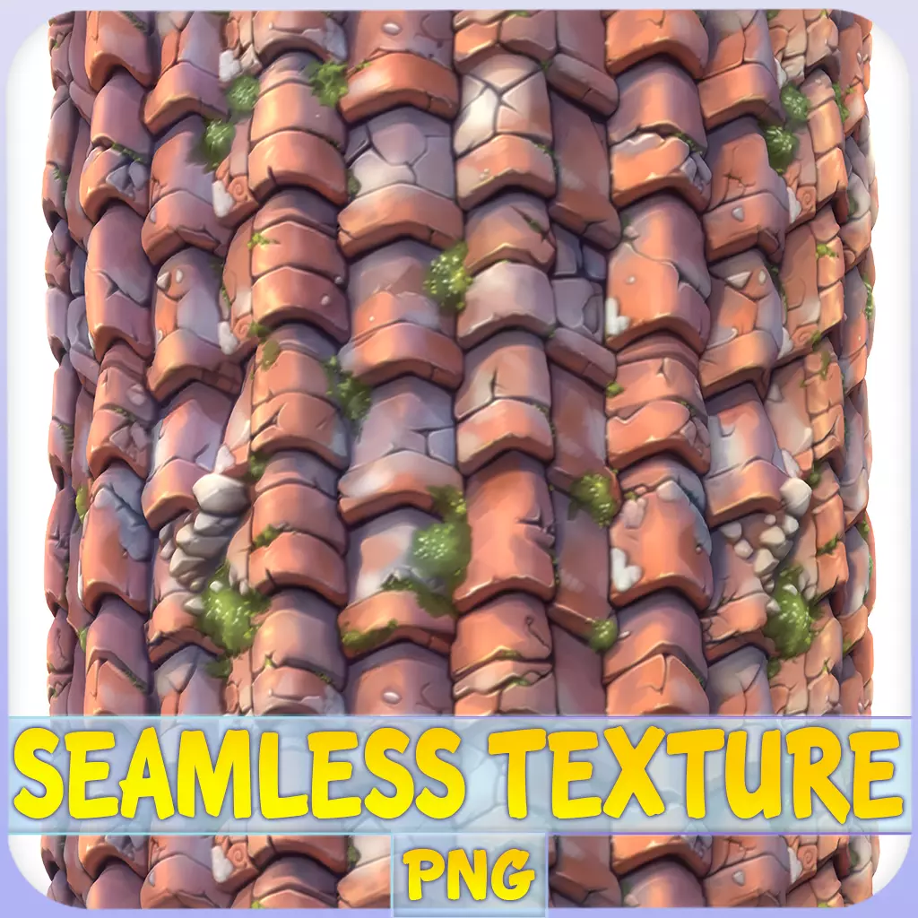  Stylized Roof Seamless Texture Texture_0