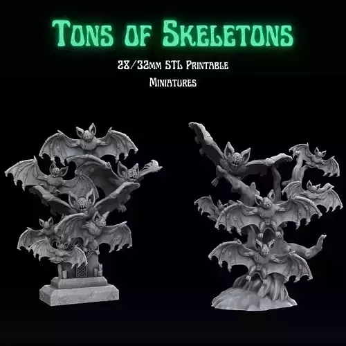 TONS OF SKELETONS - FLOCK OF BATS