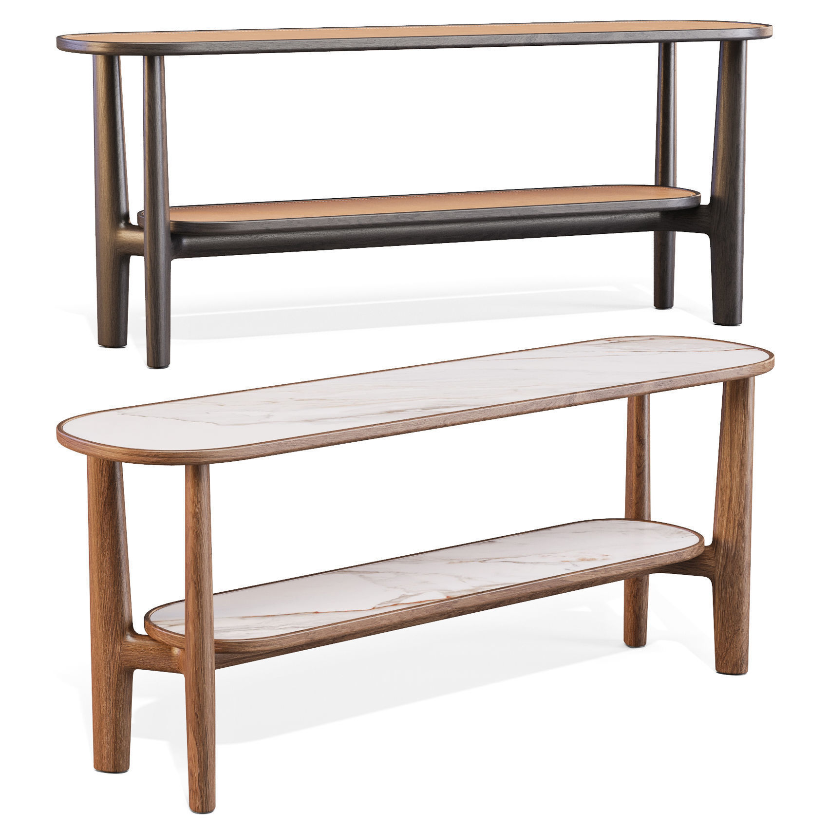 Porada Rami - Console-BackSofa Tables 3D model_4