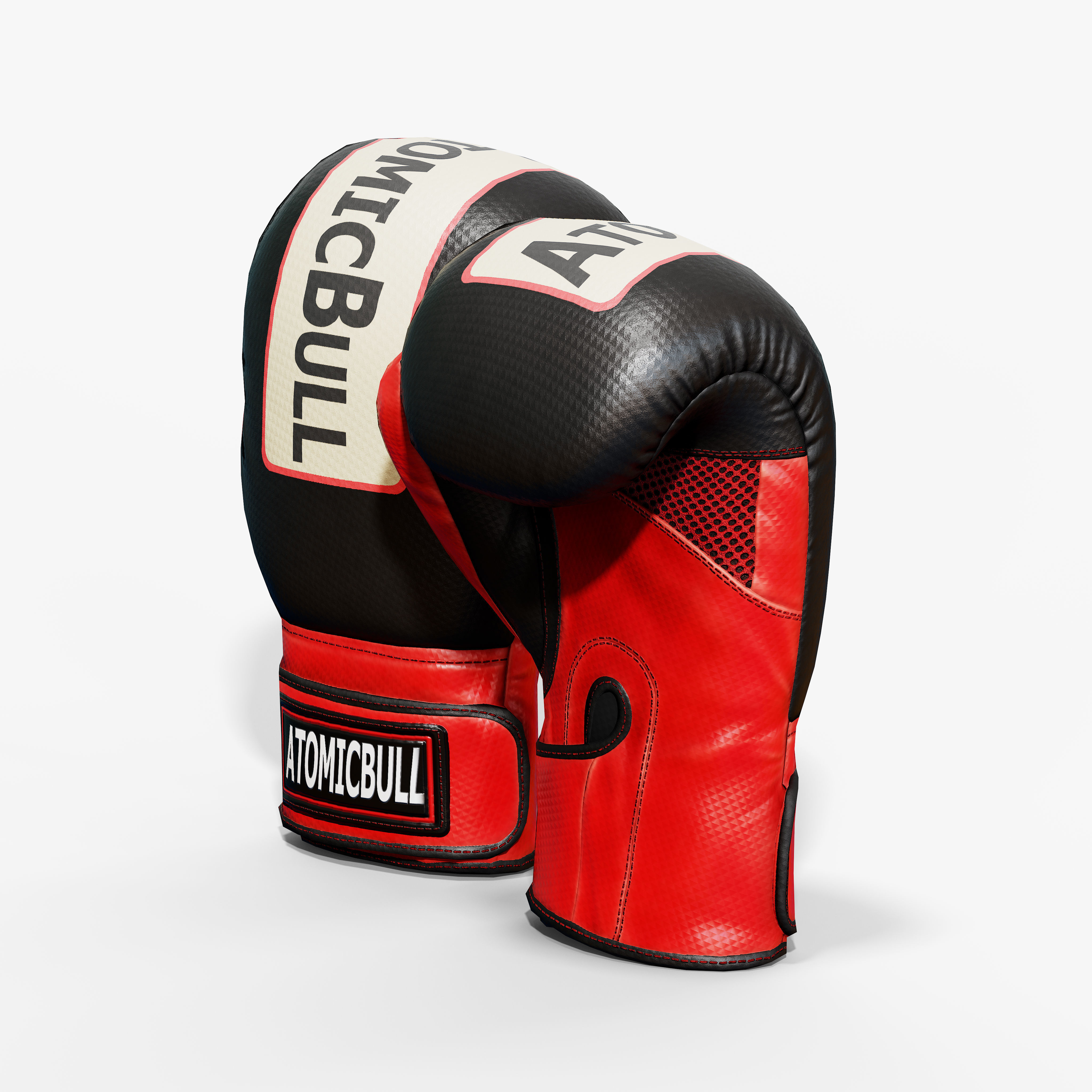 Boxing Glove Low-poly 3D model_3