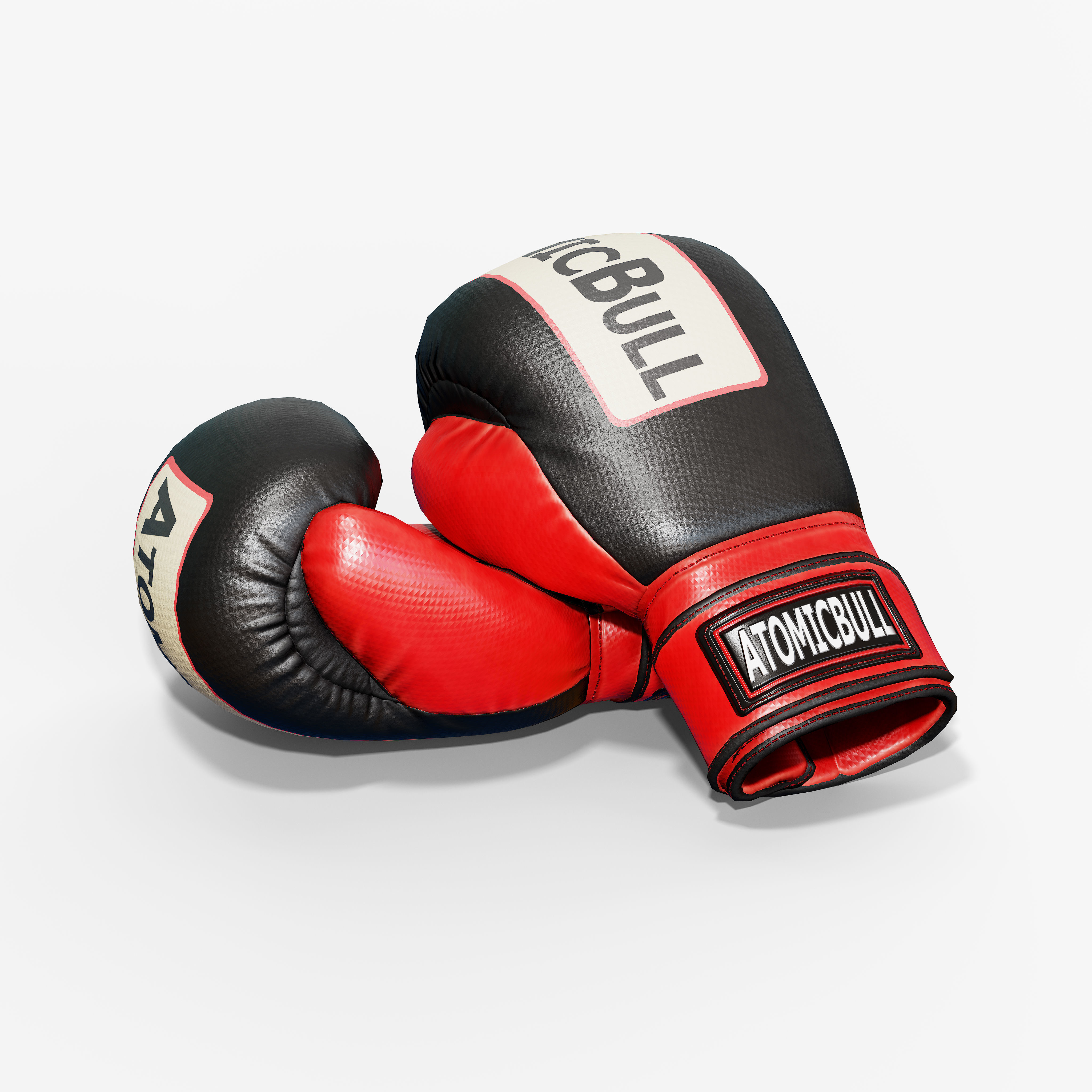 Boxing Glove Low-poly 3D model_6