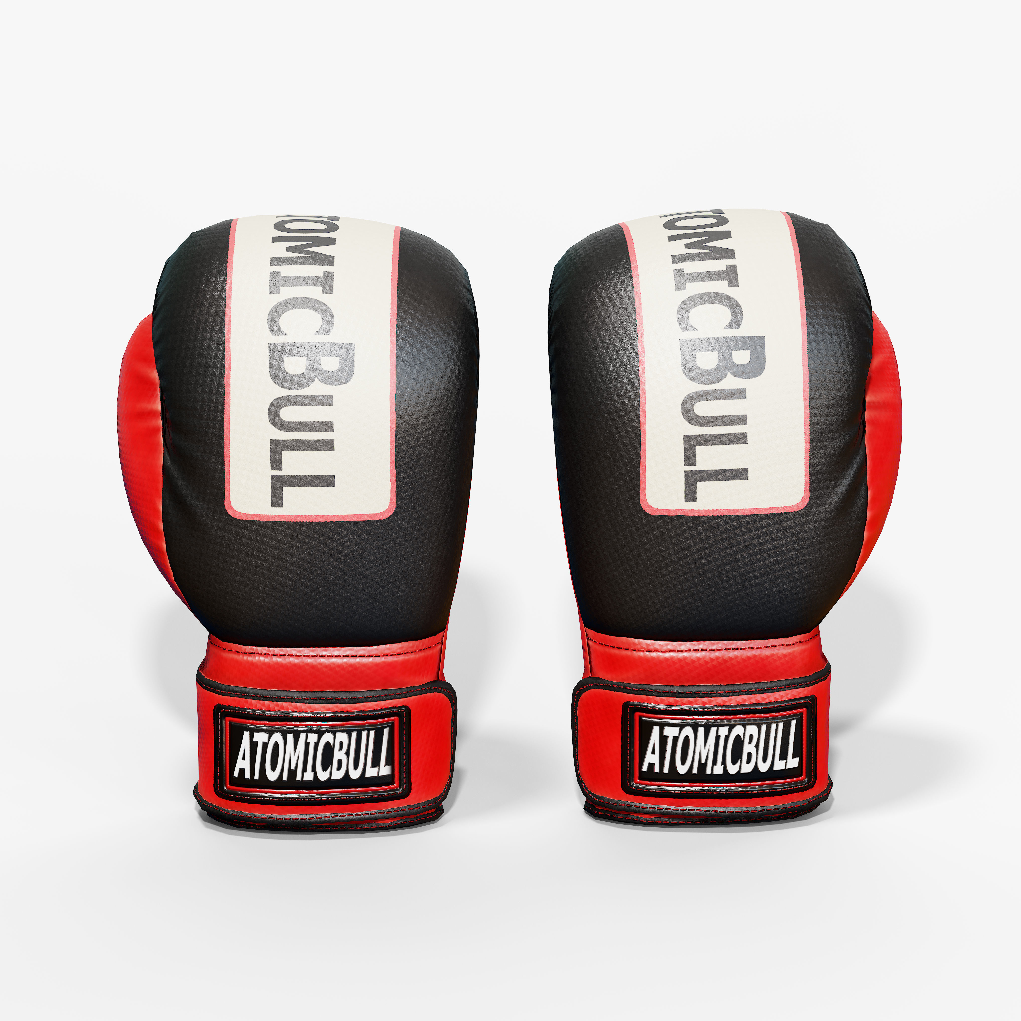 Boxing Glove Low-poly 3D model_10