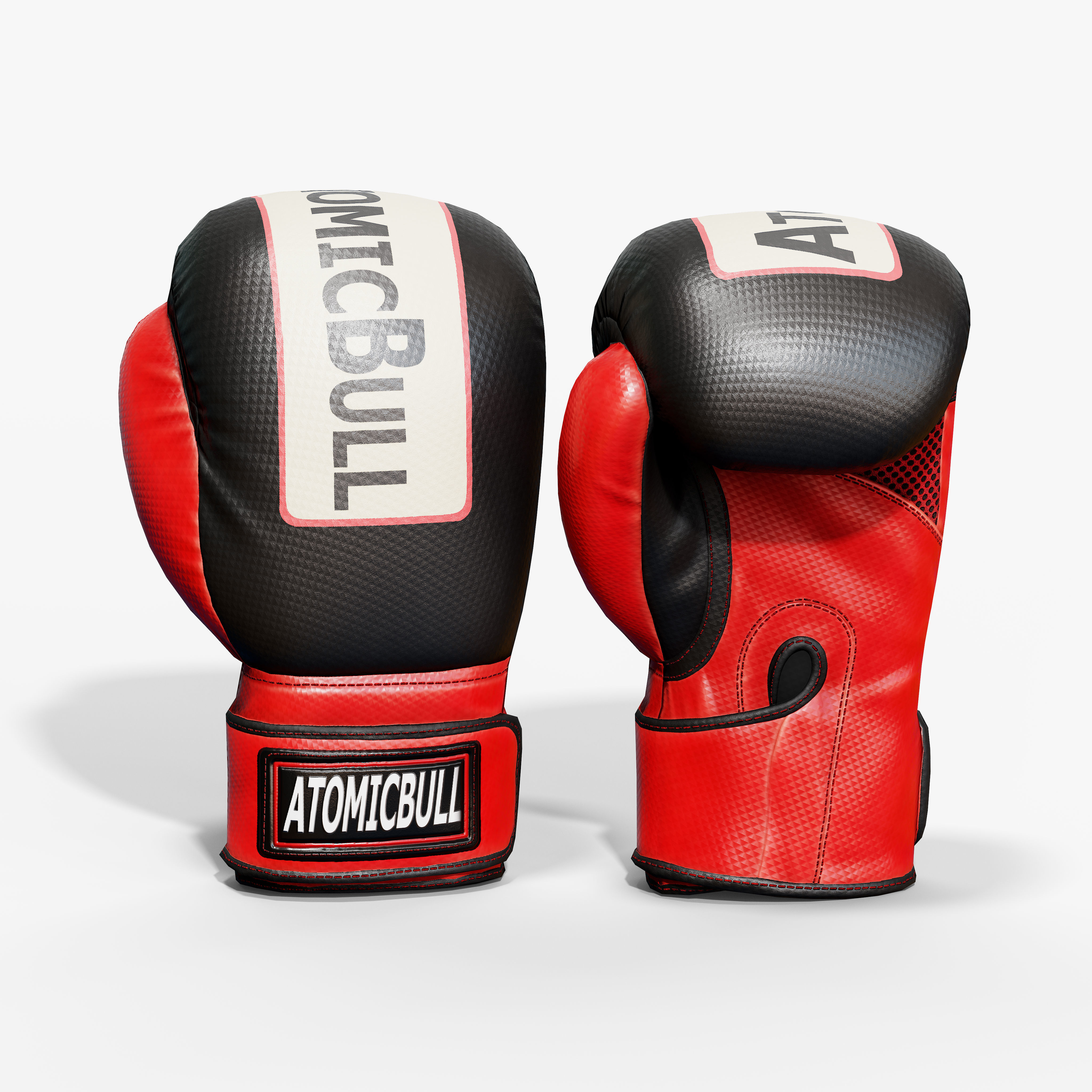 Boxing Glove Low-poly 3D model_2