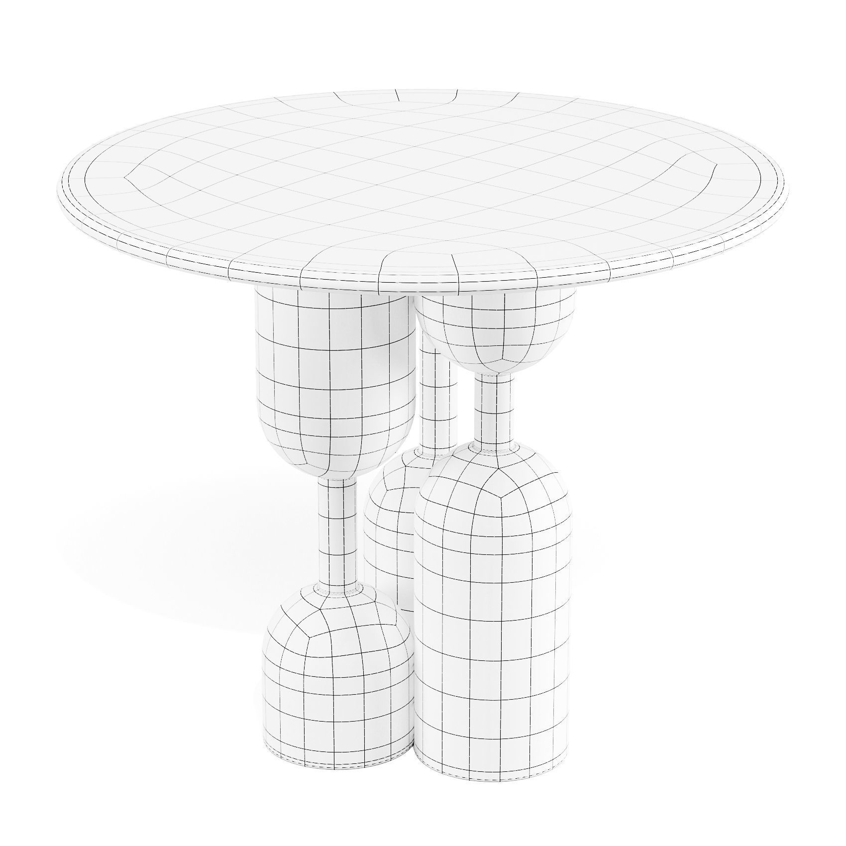 Artekura Baoba - Dining Tables Set 02 3D model_6