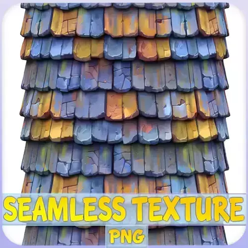 Stylized Roof Seamless Texture