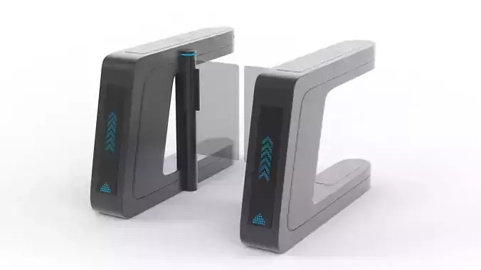 Turnstile Gate 3D model