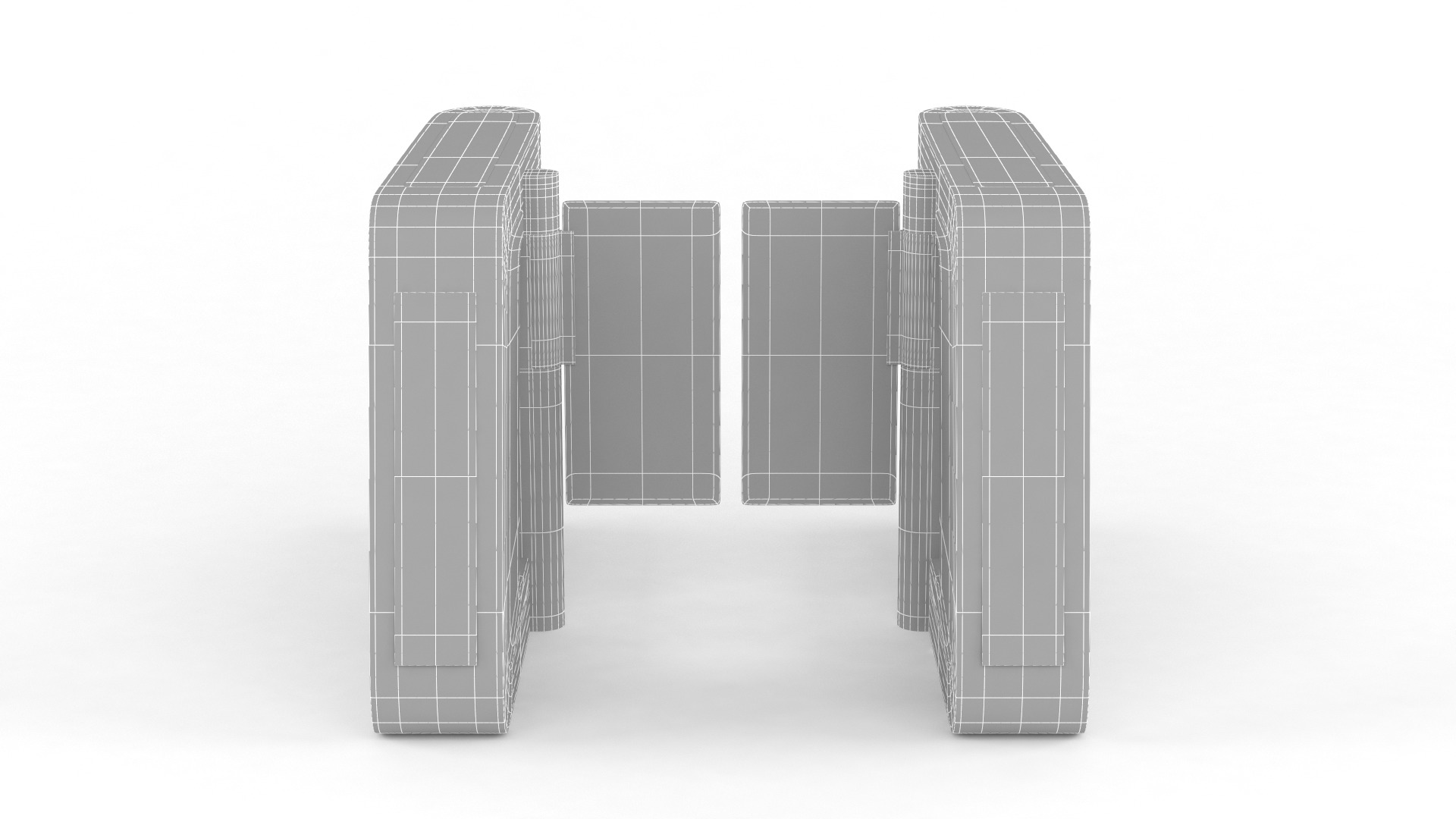Turnstile Gate 3D model_8