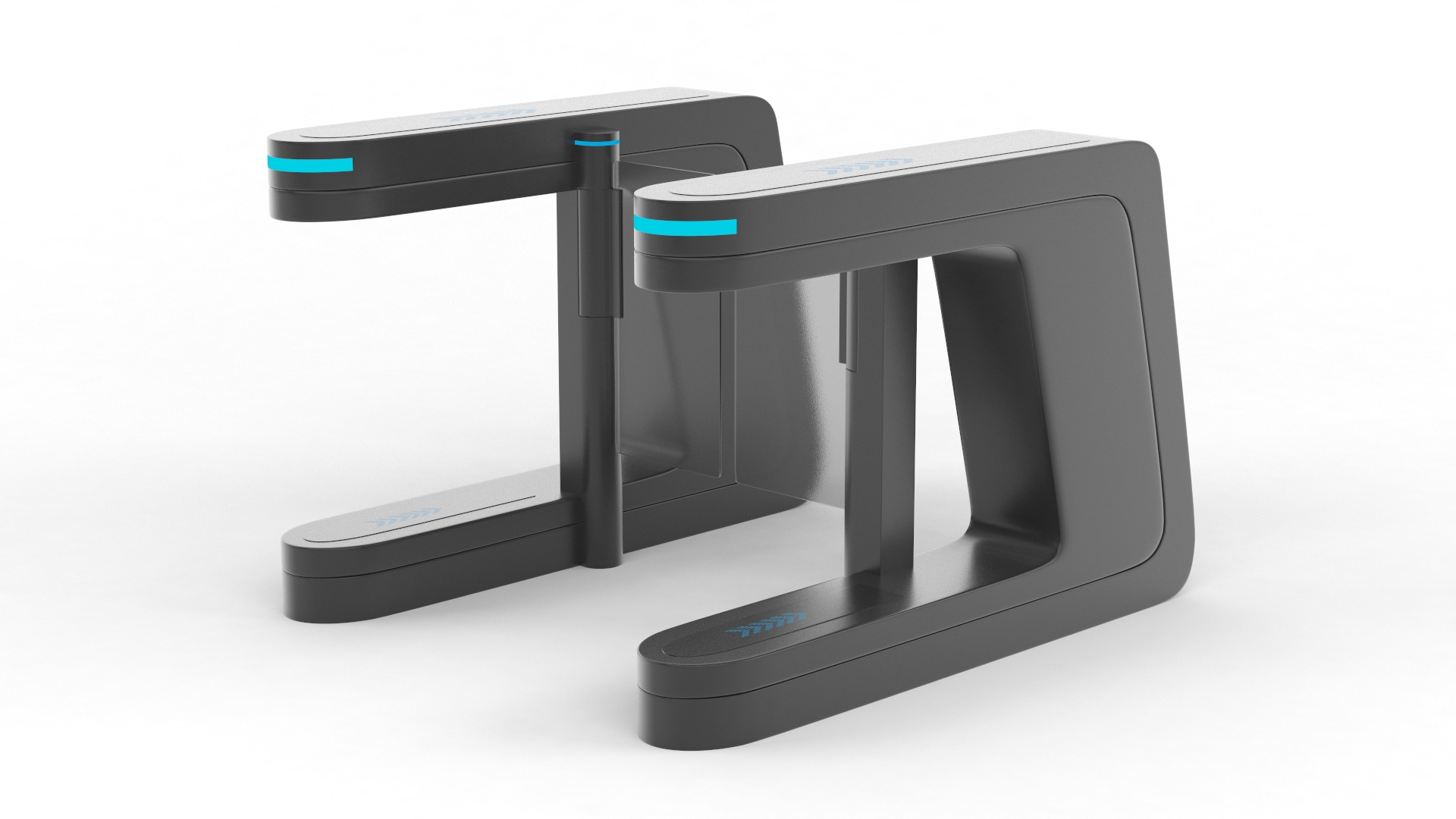 Turnstile Gate 3D model_3