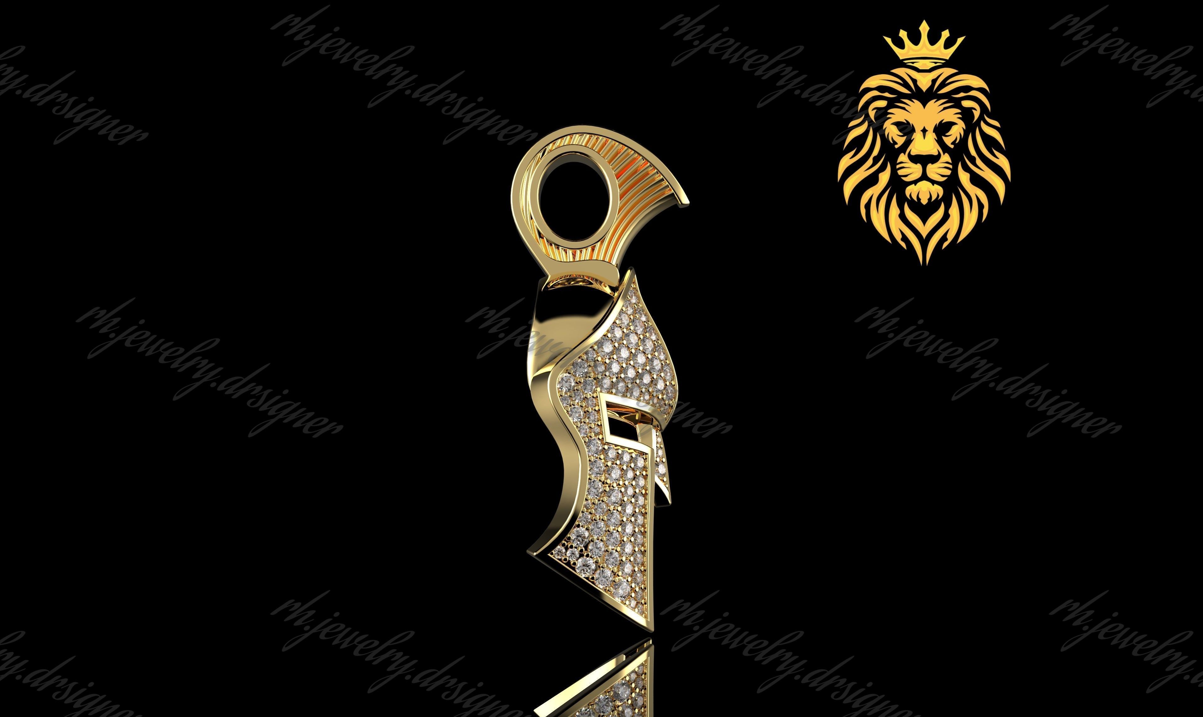 Gold N1199 3D print model_4