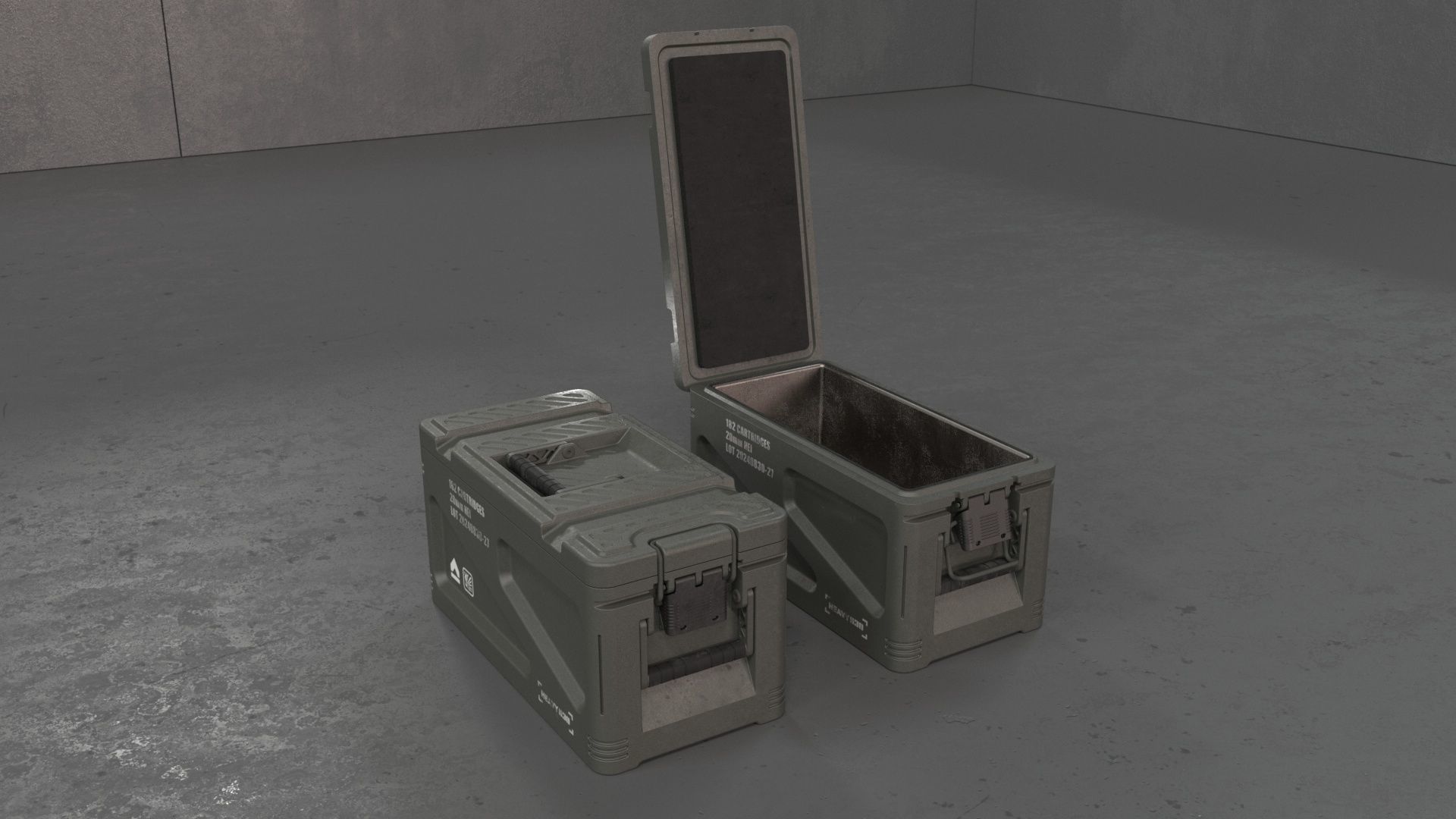 20mm Medium caliber rounds 3D model_18