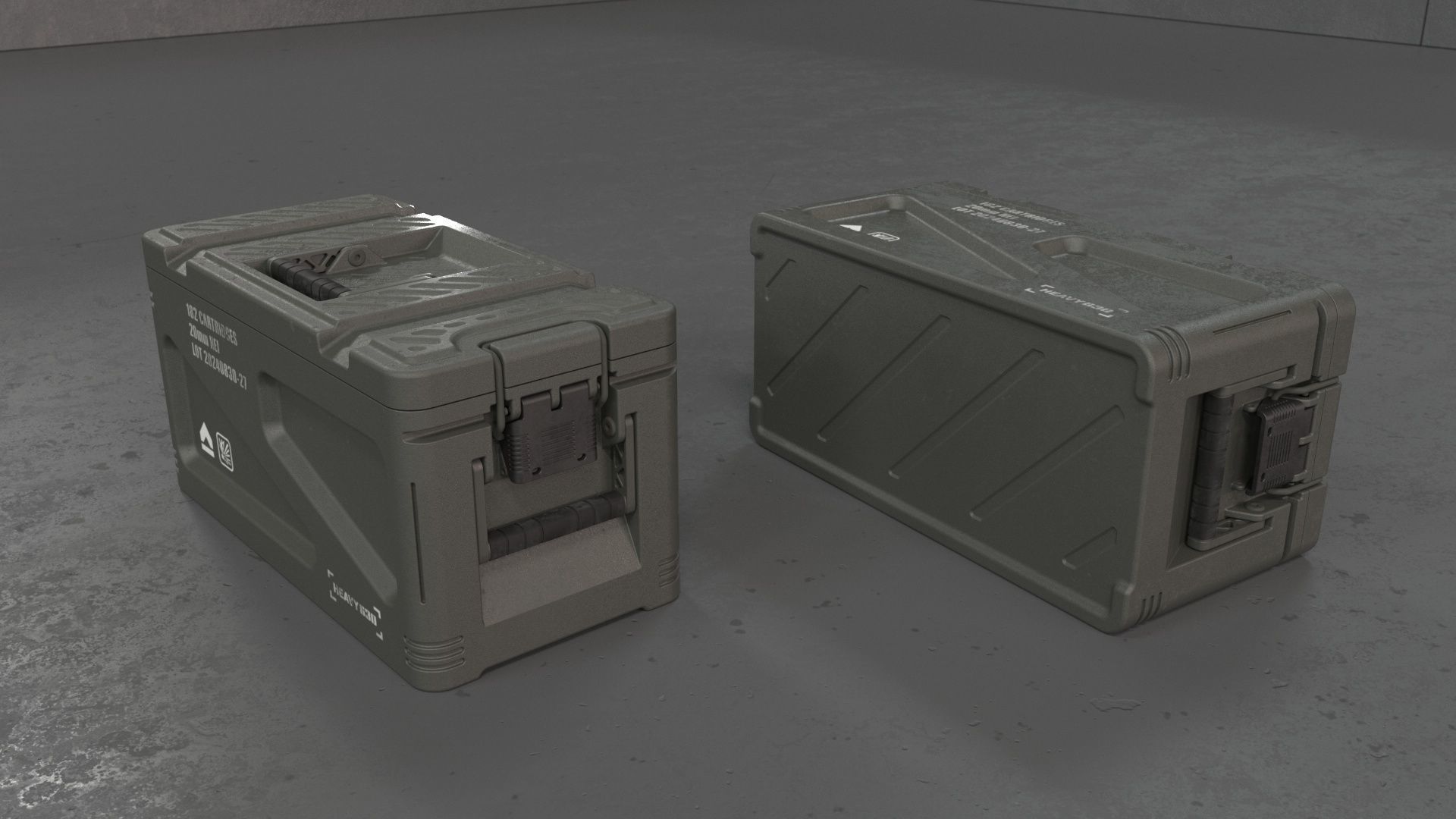 20mm Medium caliber rounds 3D model_24