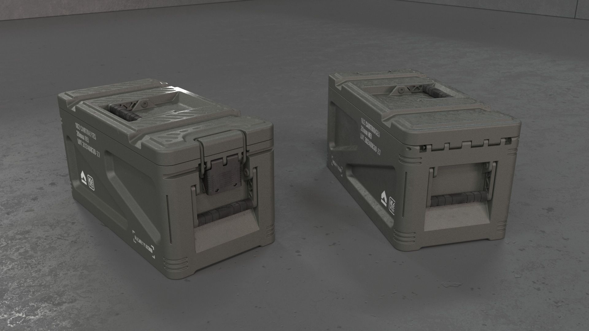 20mm Medium caliber rounds 3D model_21