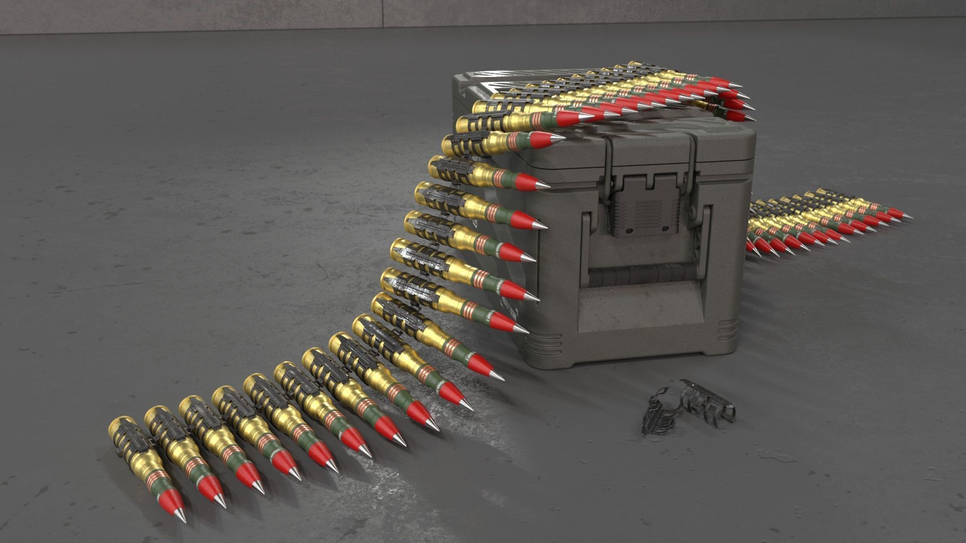 20mm Medium caliber rounds 3D model_35