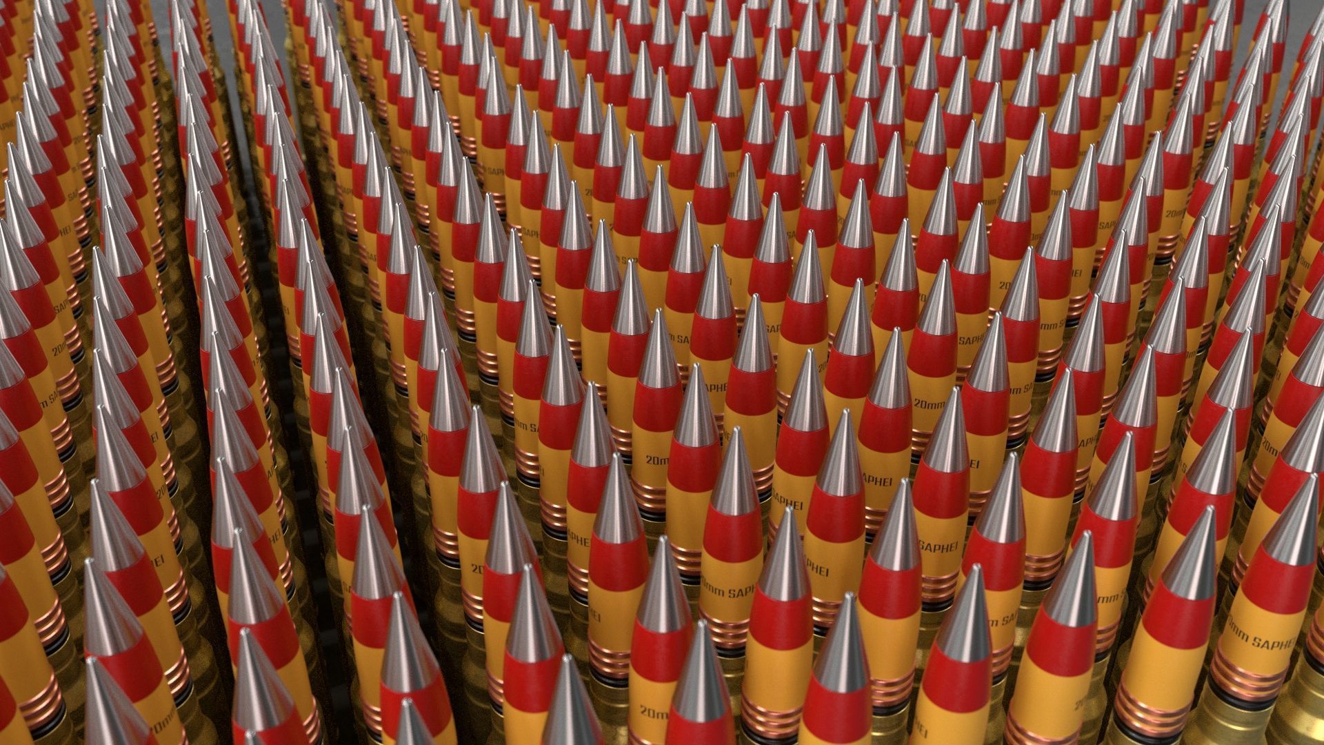 20mm Medium caliber rounds 3D model_12