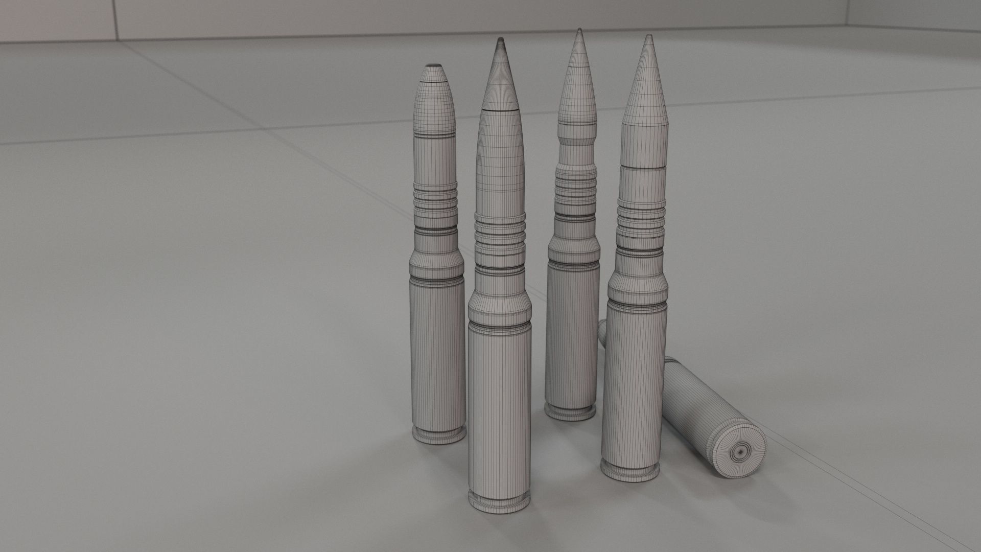 20mm Medium caliber rounds 3D model_16