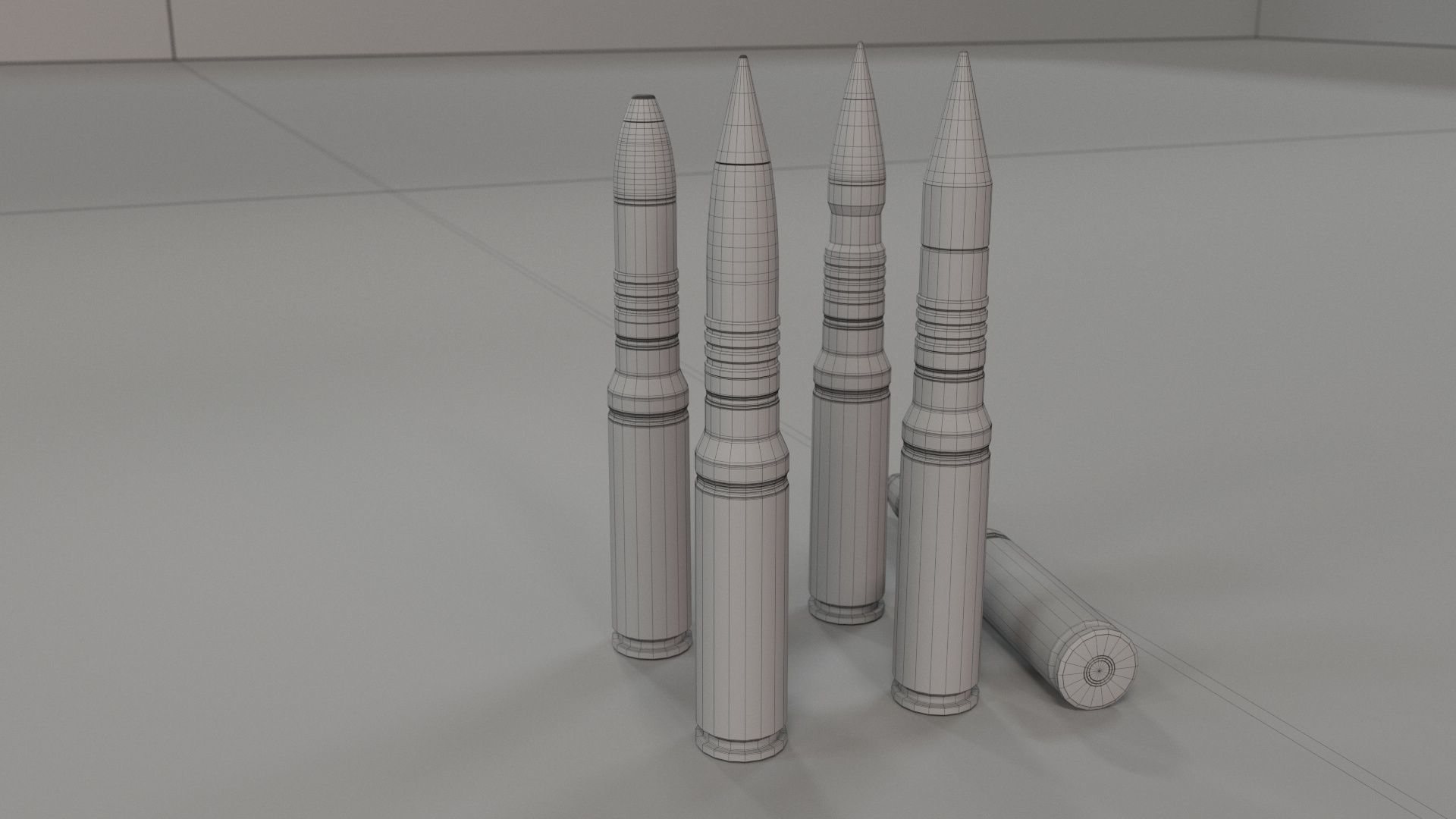 20mm Medium caliber rounds 3D model_17