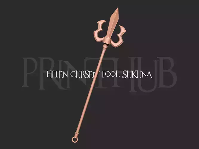 Hiten cursed tool sukuna from jujutsu kaisen 3D print model