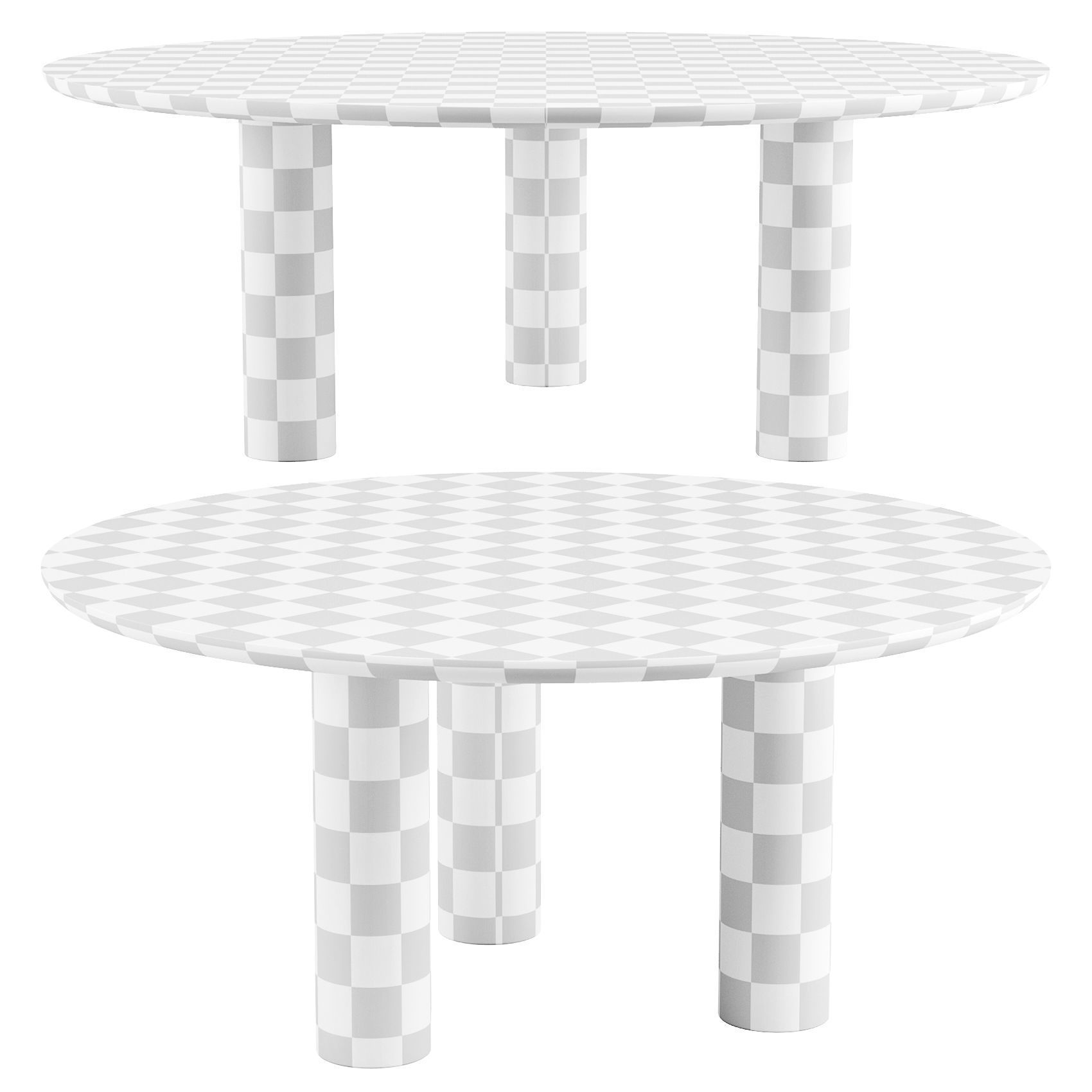EStudioRain Porto - Dining Tables 3D model_4