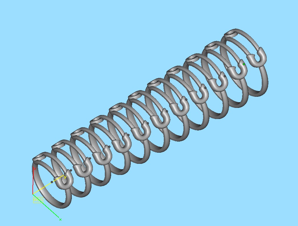 Safety Pin Ring Lucky Symbol Fashion Ring 3D model 3D print model_37