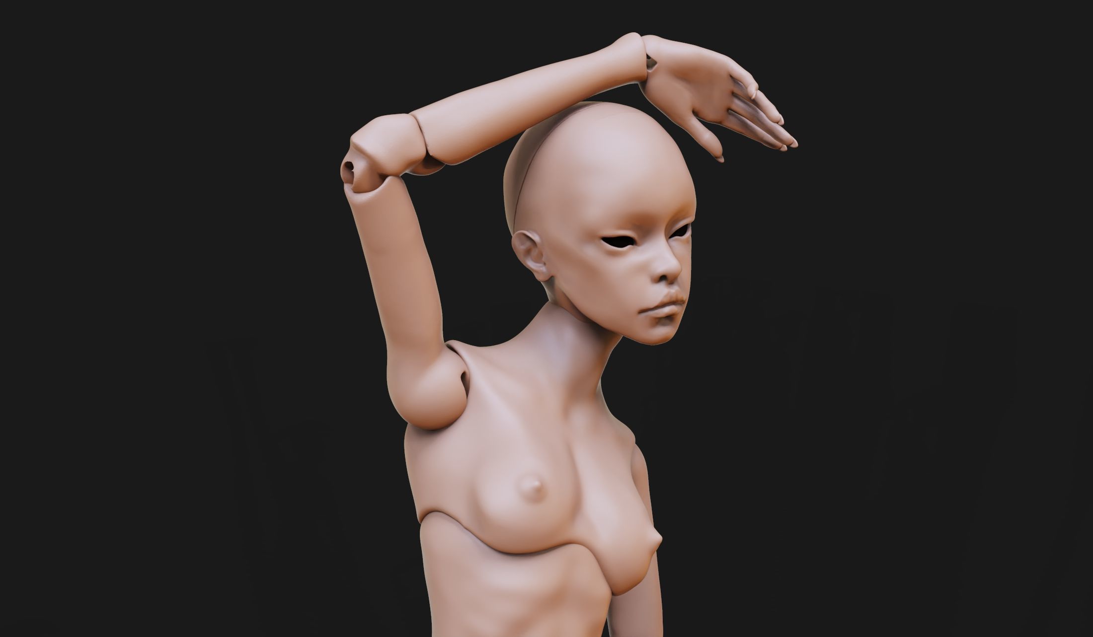 doll Shoes print BJD Doll articulated dolls bjd 3D print model_5