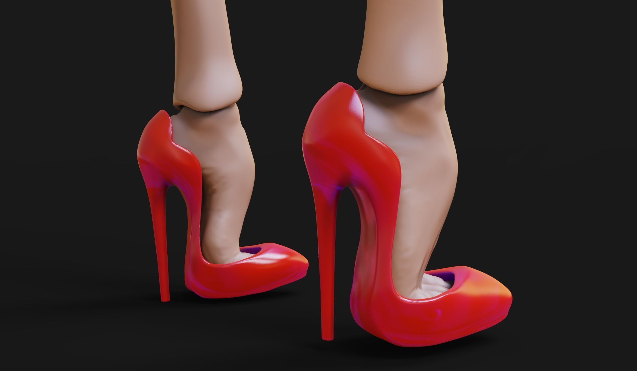 doll Shoes print BJD Doll articulated dolls bjd 3D print model_6