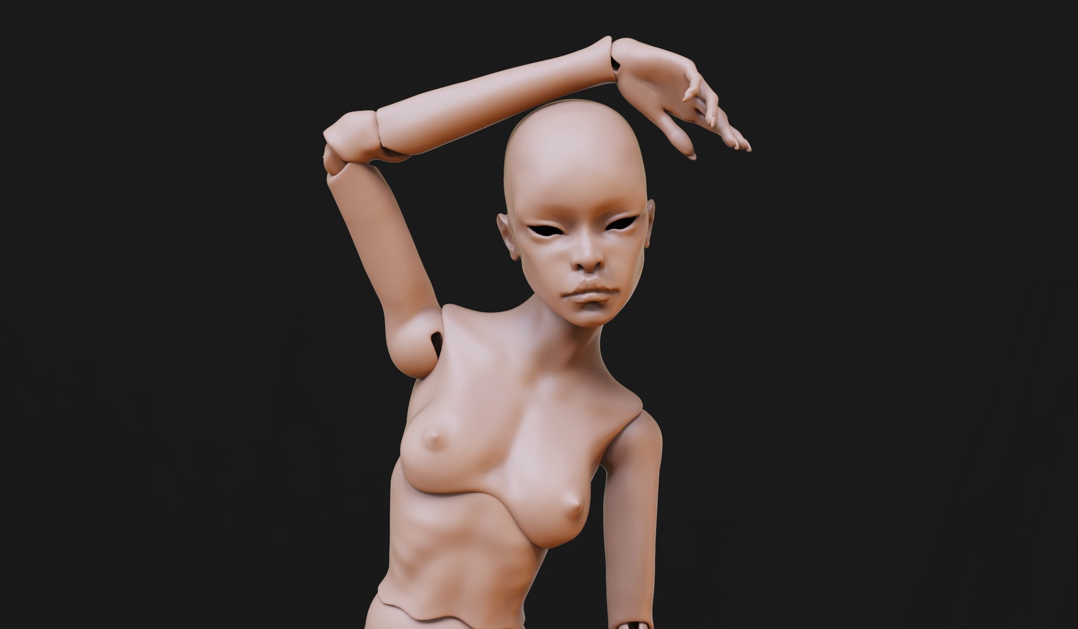 doll Shoes print BJD Doll articulated dolls bjd 3D print model_4