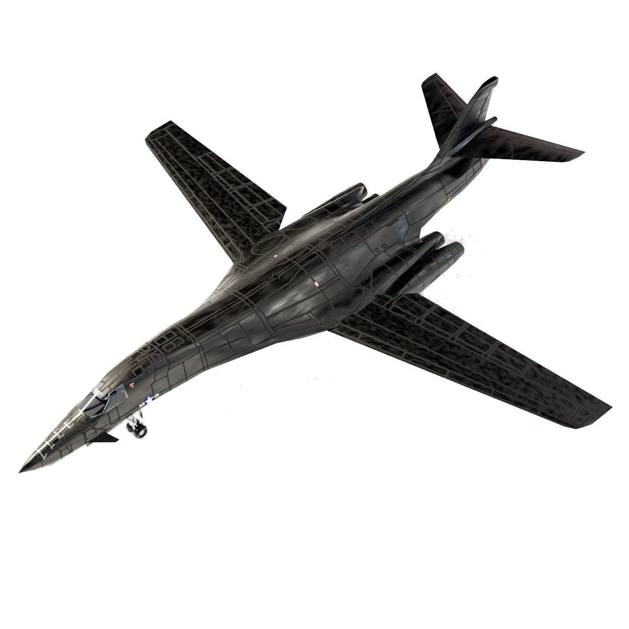 Modern military aircraft set - 32 models 3D Model Collection_45