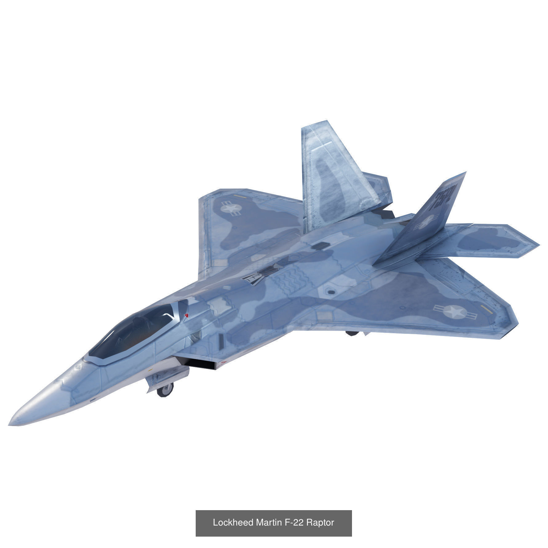 Modern military aircraft set - 32 models 3D Model Collection_23
