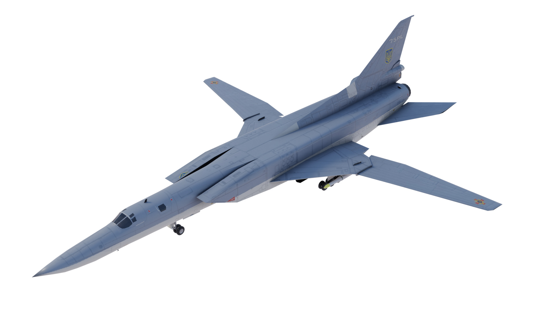 Modern military aircraft set - 32 models 3D Model Collection_48