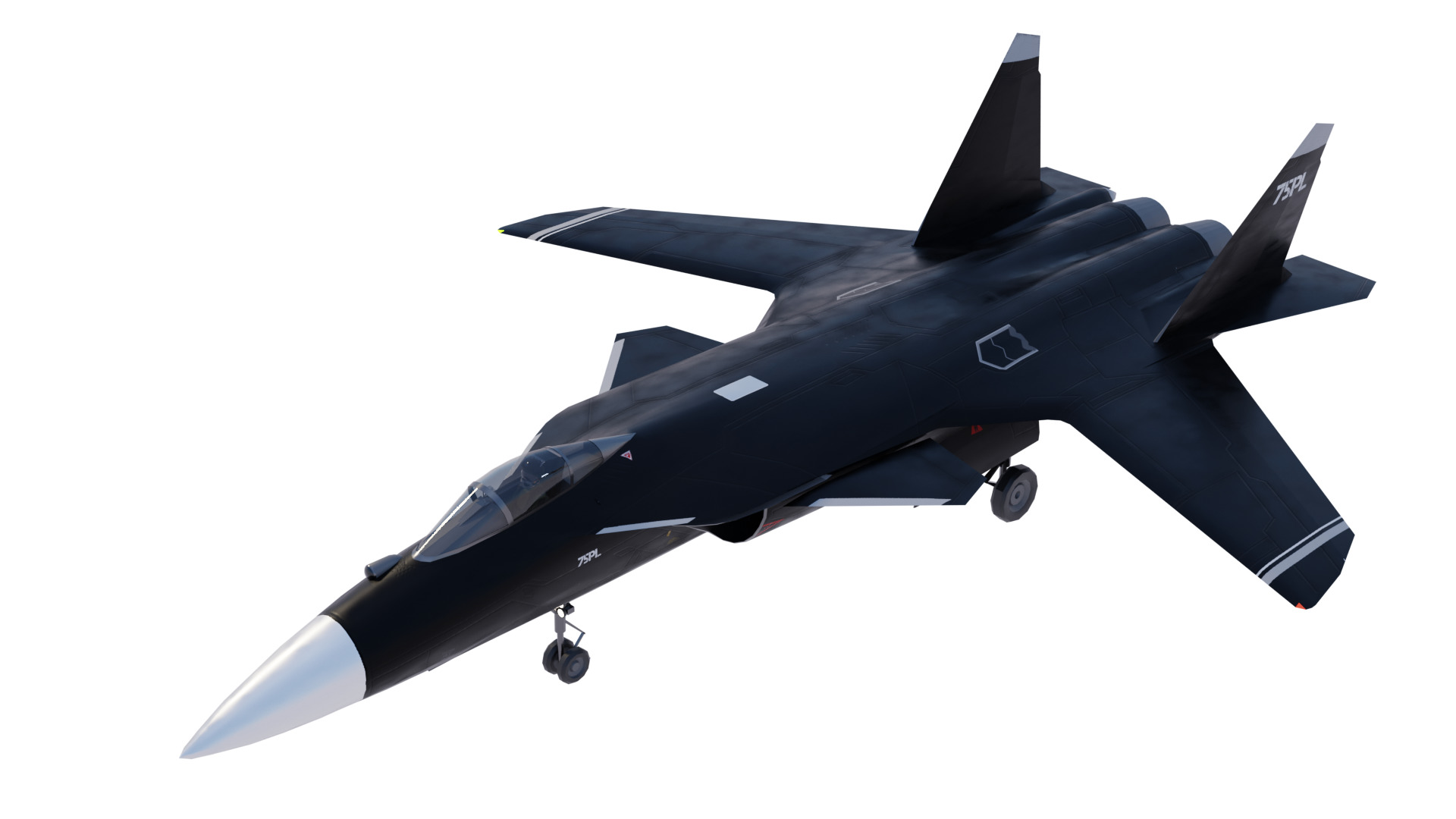 Modern military aircraft set - 32 models 3D Model Collection_43