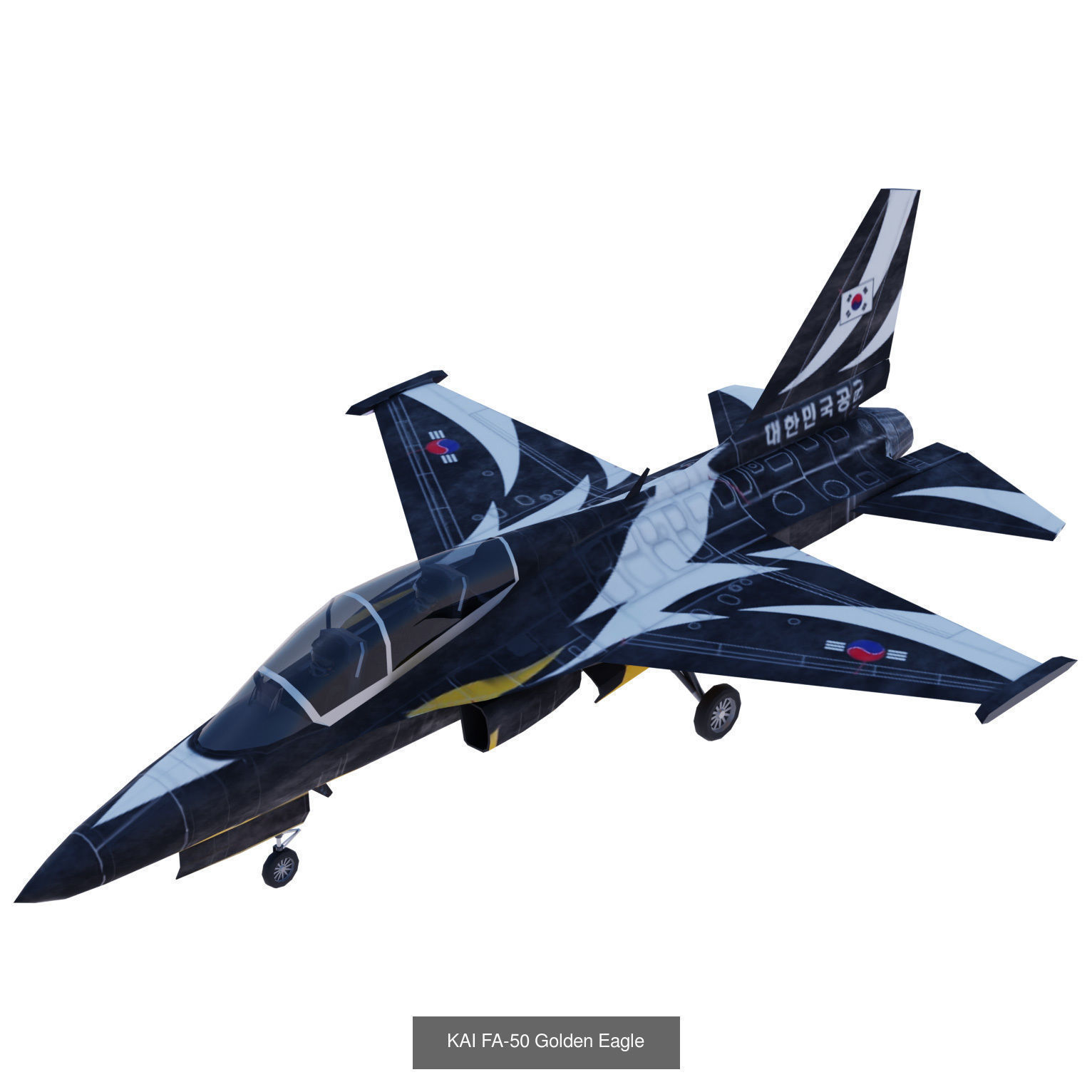 Modern military aircraft set - 32 models 3D Model Collection_40
