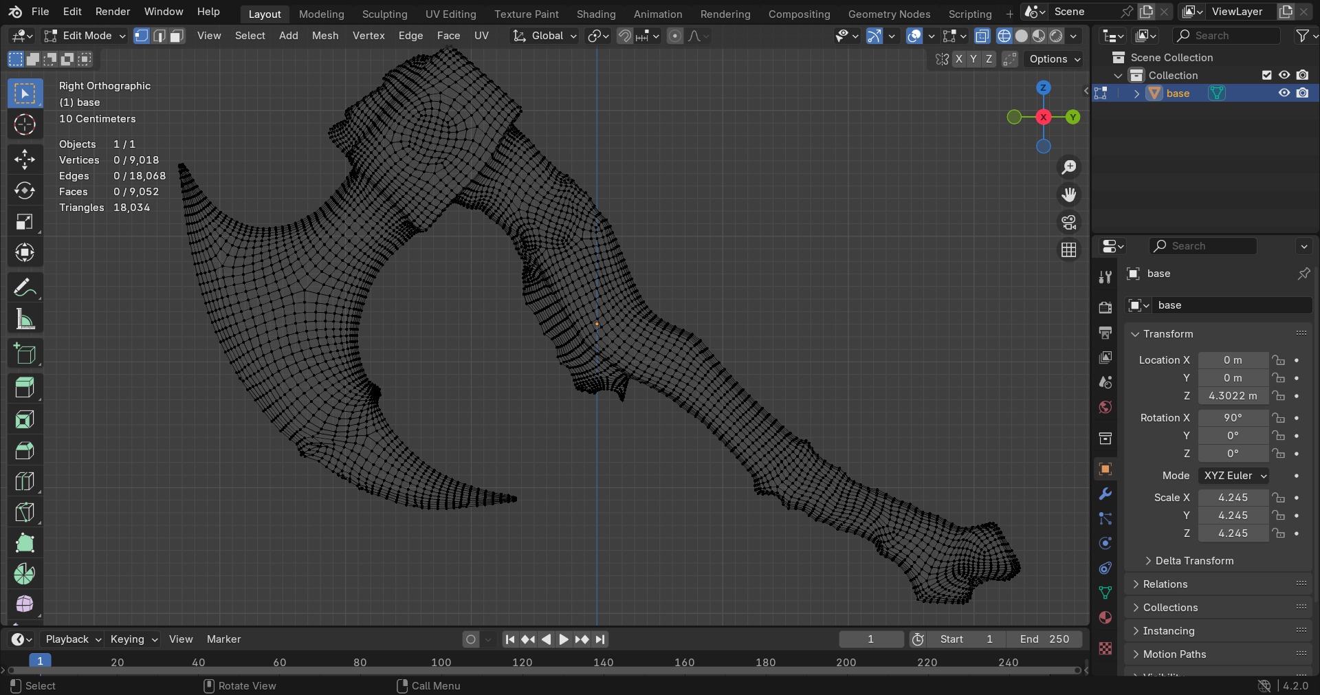 Original Concept 3D Battle Axe Model Low-poly 3D model_3