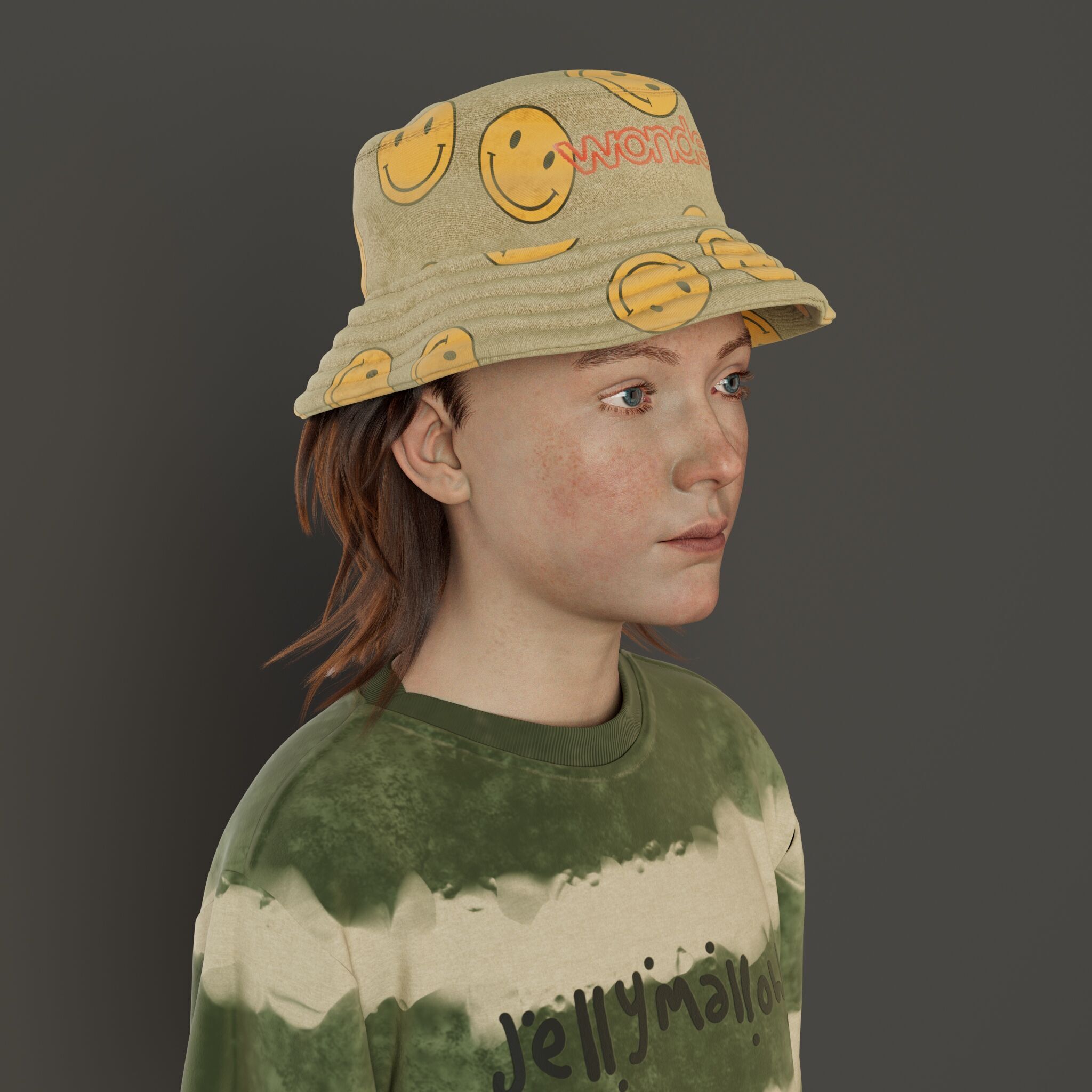 HYPER REALISTIC 3D KID GIRL 3D model_3