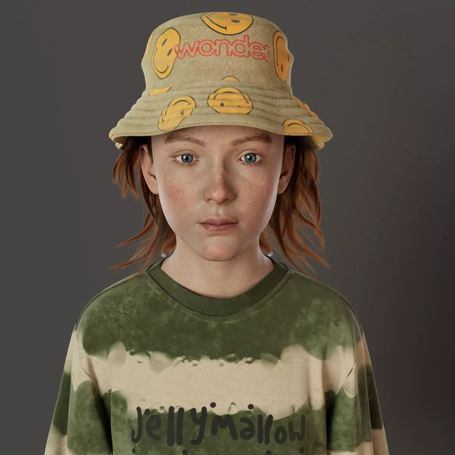 HYPER REALISTIC 3D KID GIRL 3D model_0
